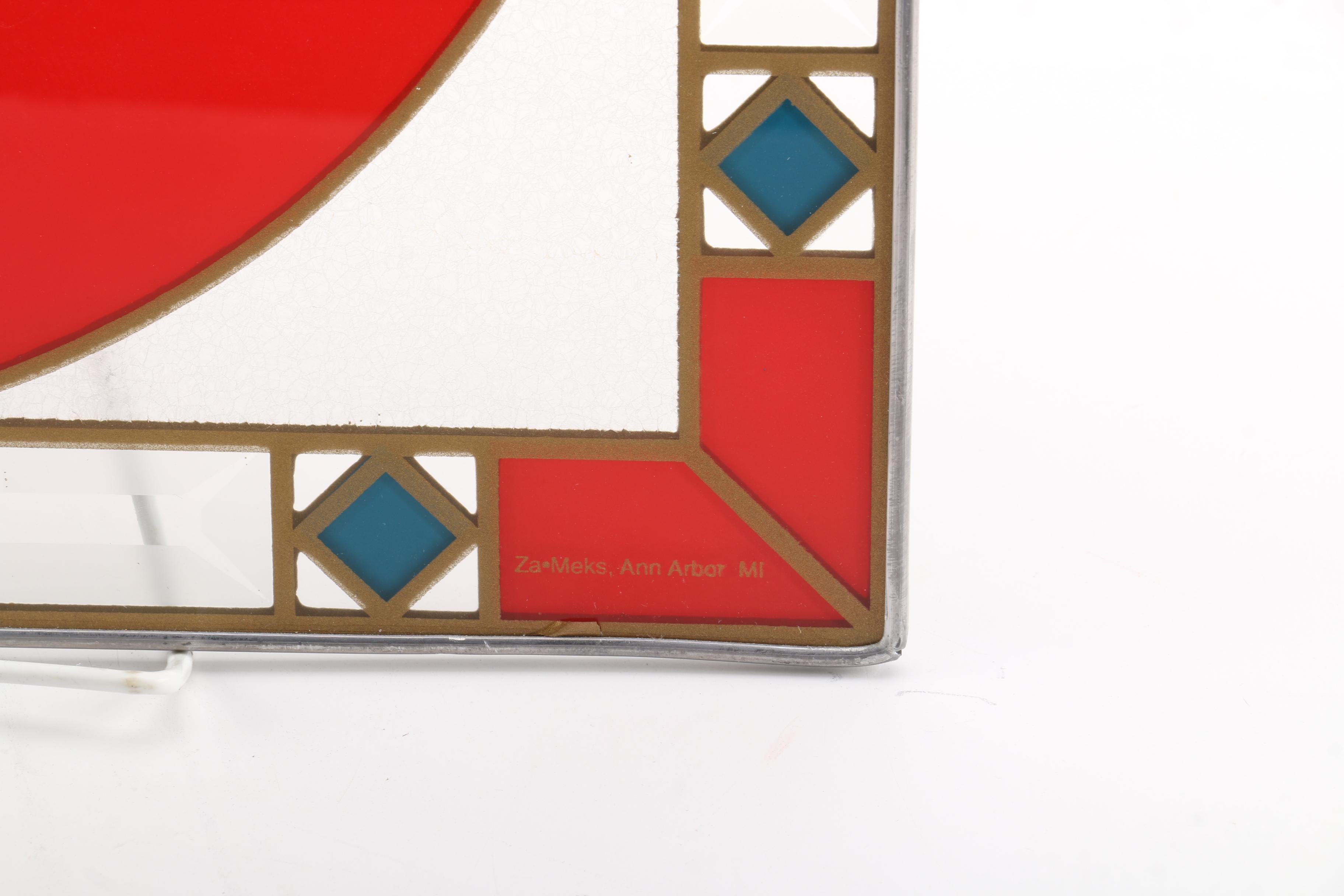 Vintage Glass "Coca Cola" Sign