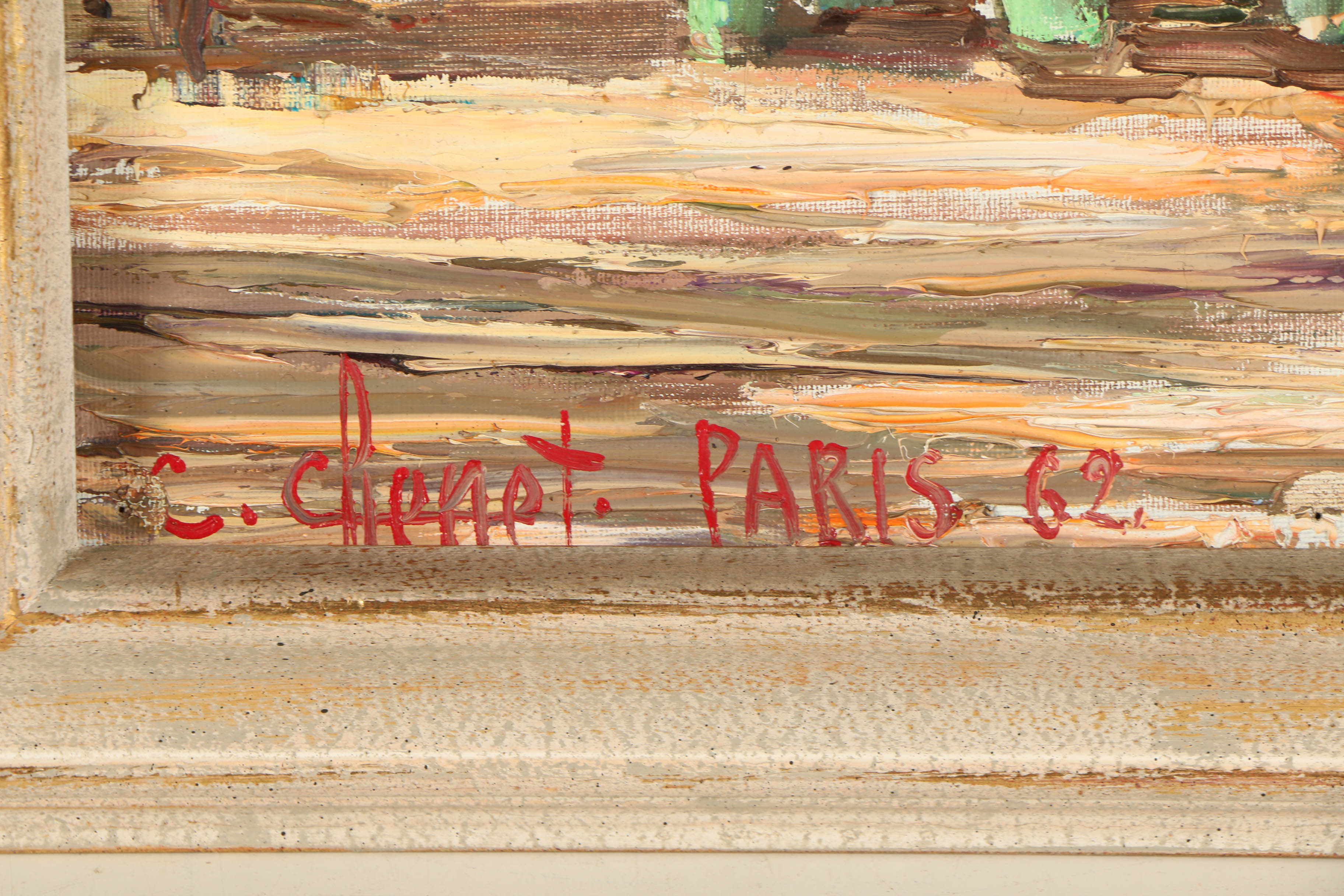 Charles Chenet Oil Painting on Canvas