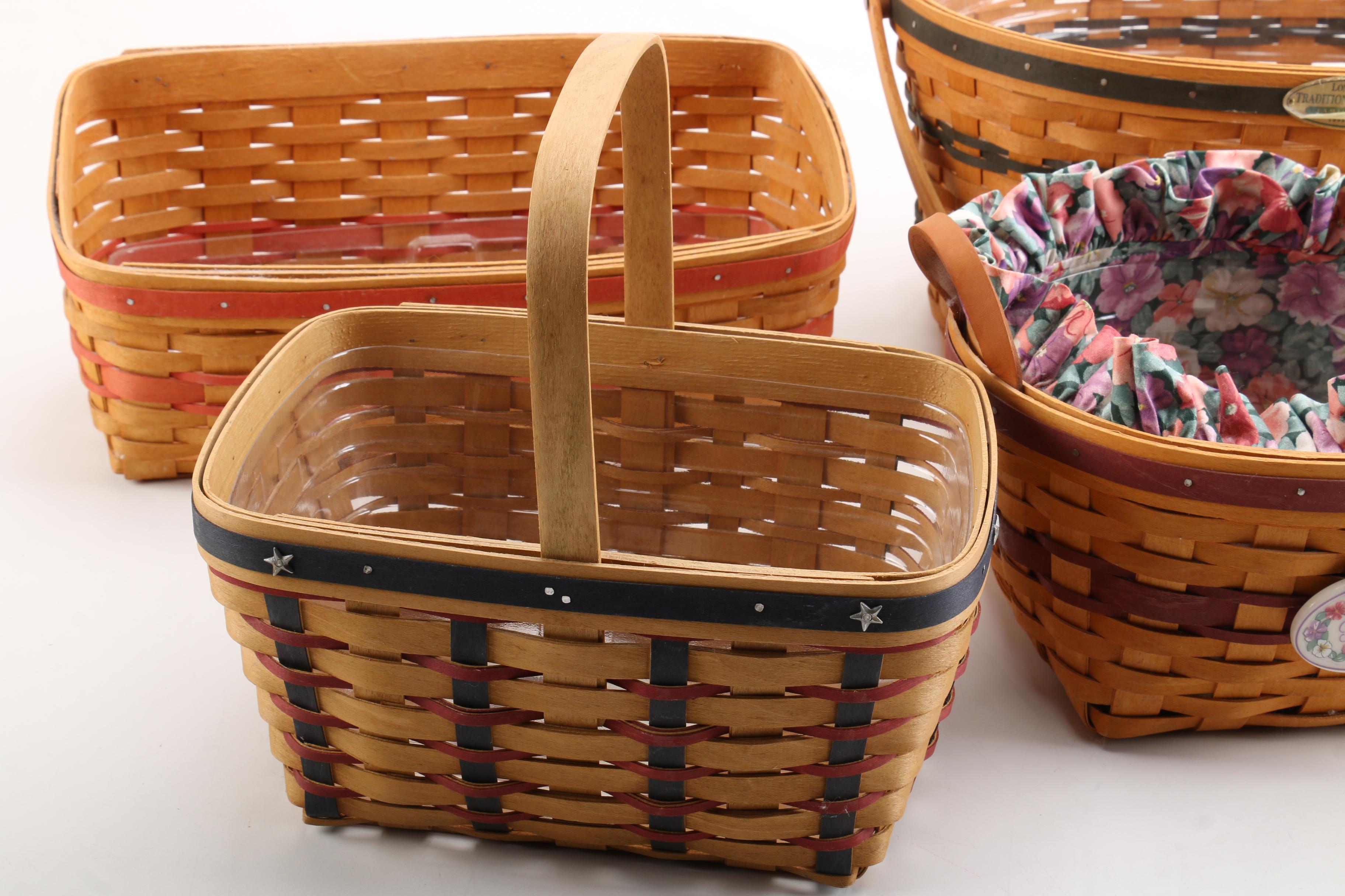 Collection of Longaberger Baskets