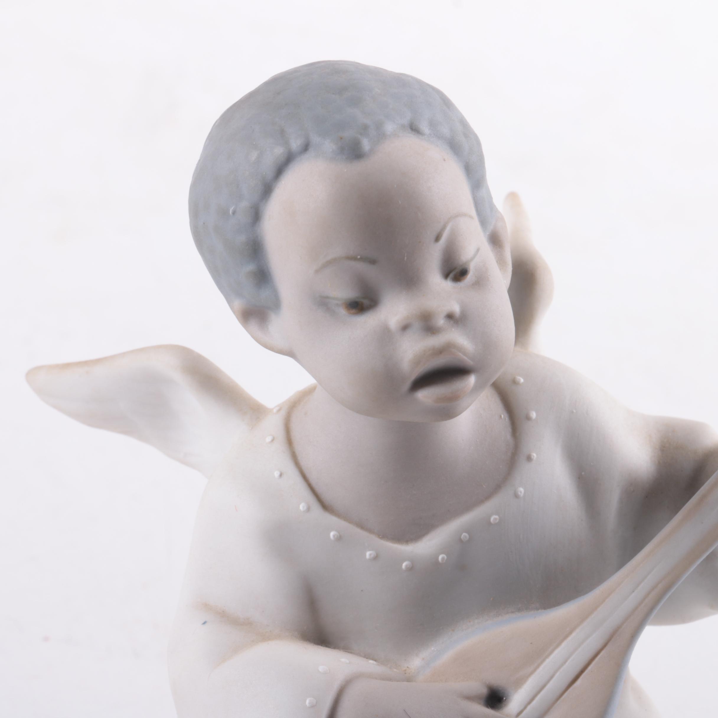 Lladro Porcelain Angel Figurine "Black Legacy"