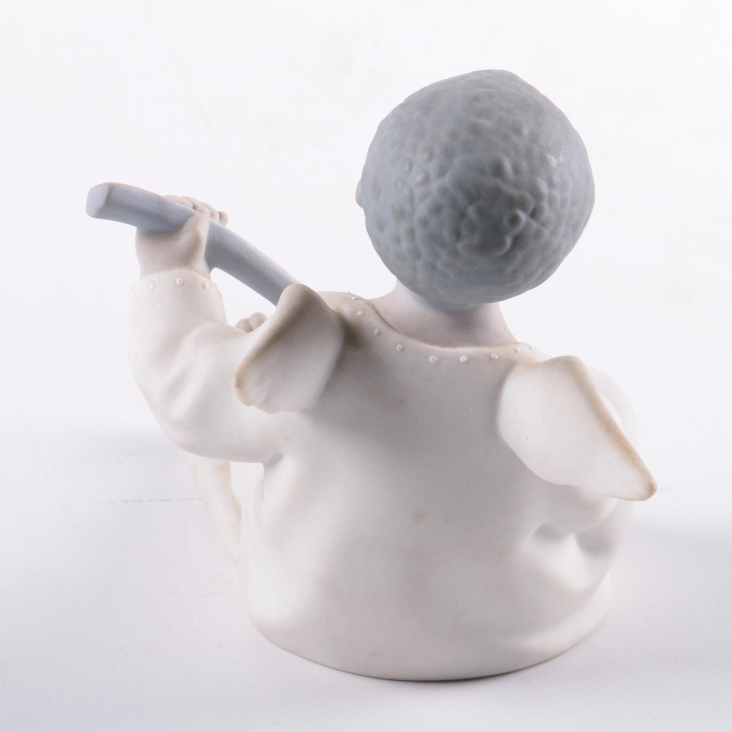 Lladro Porcelain Angel Figurine "Black Legacy"