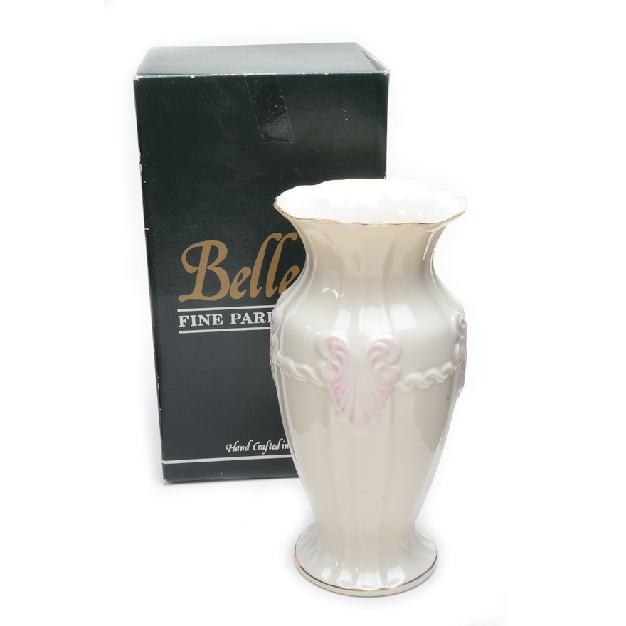 Belleek "Georgian Shell" Vase