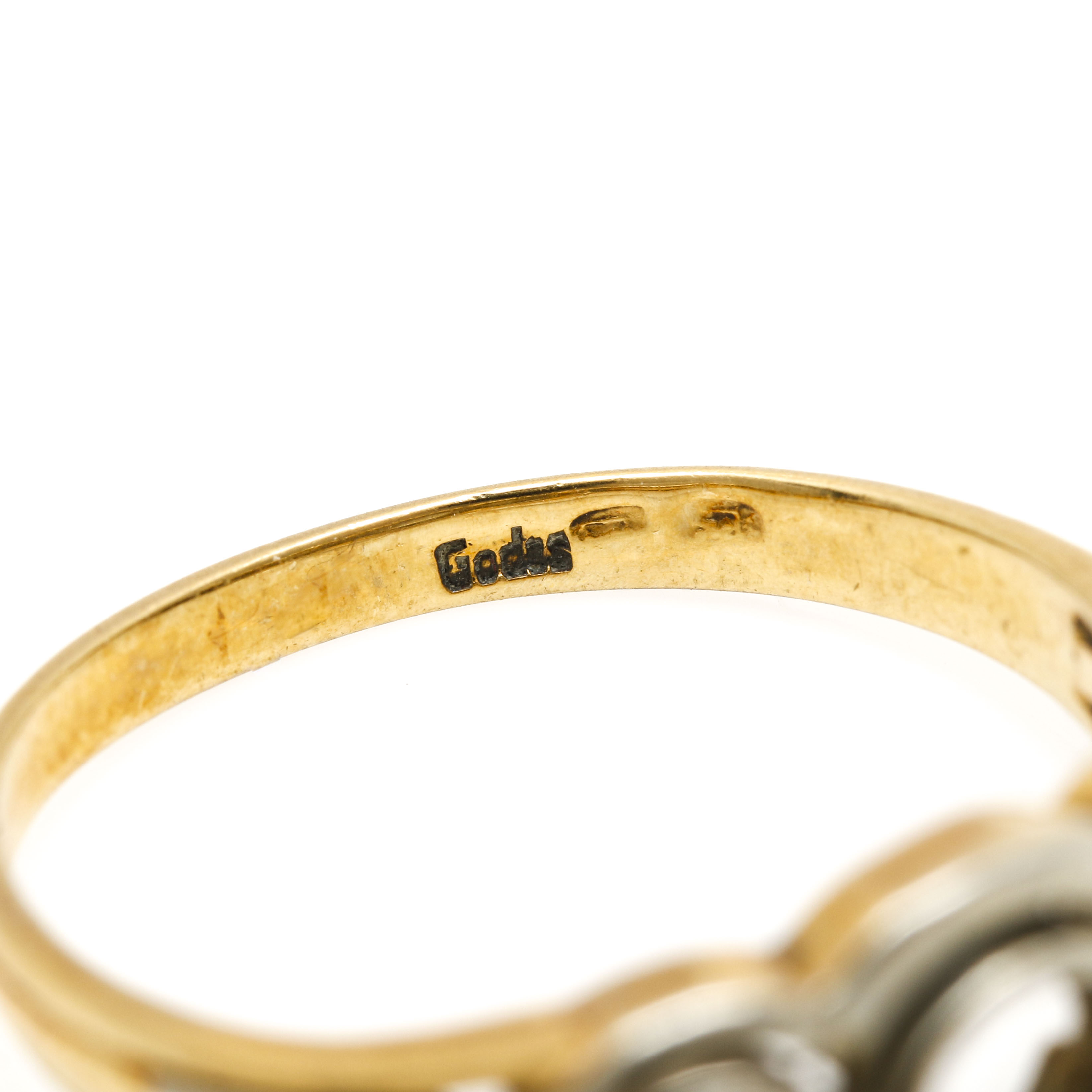 18K Yellow Gold Diamond Semi-Mount Ring