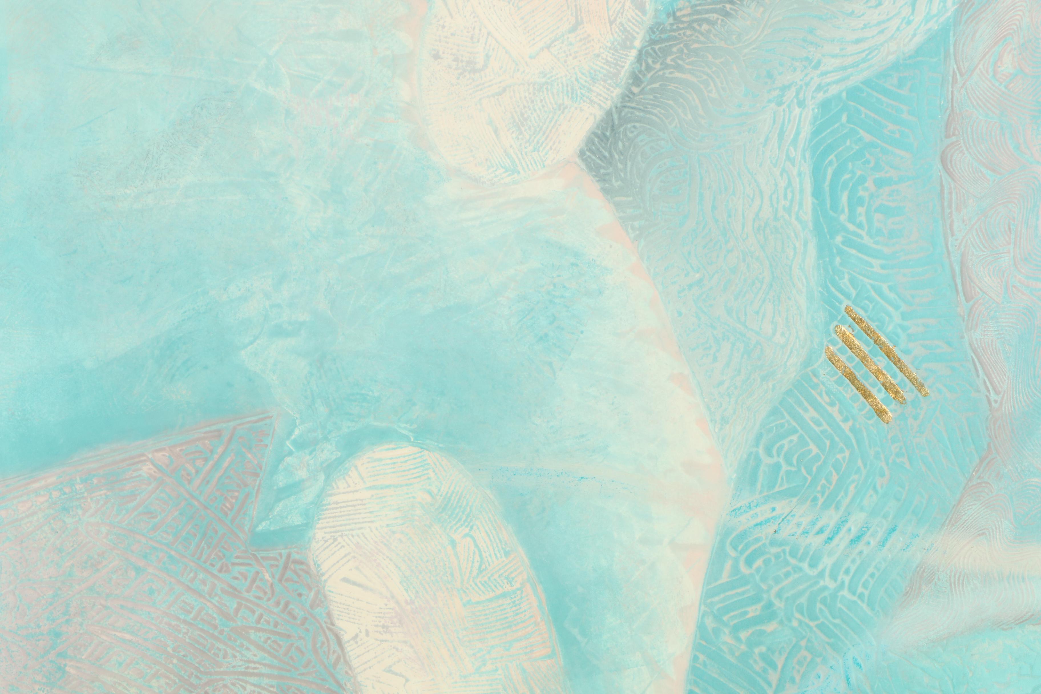 Oluseyi Sonny Sholola Embossed Monoprint "Curvatura X"