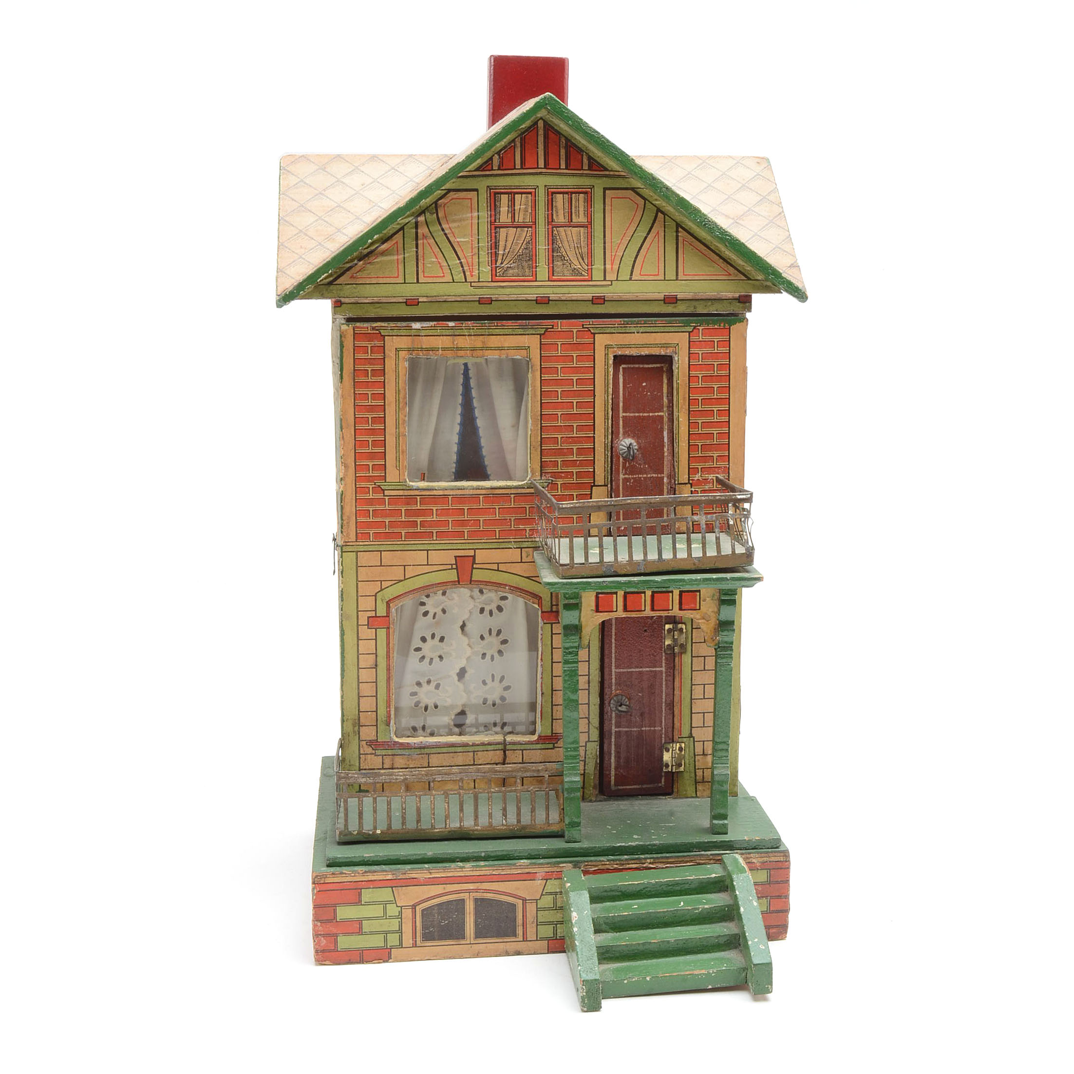 1900 Antique Moritz Gottschalk Dollhouse
