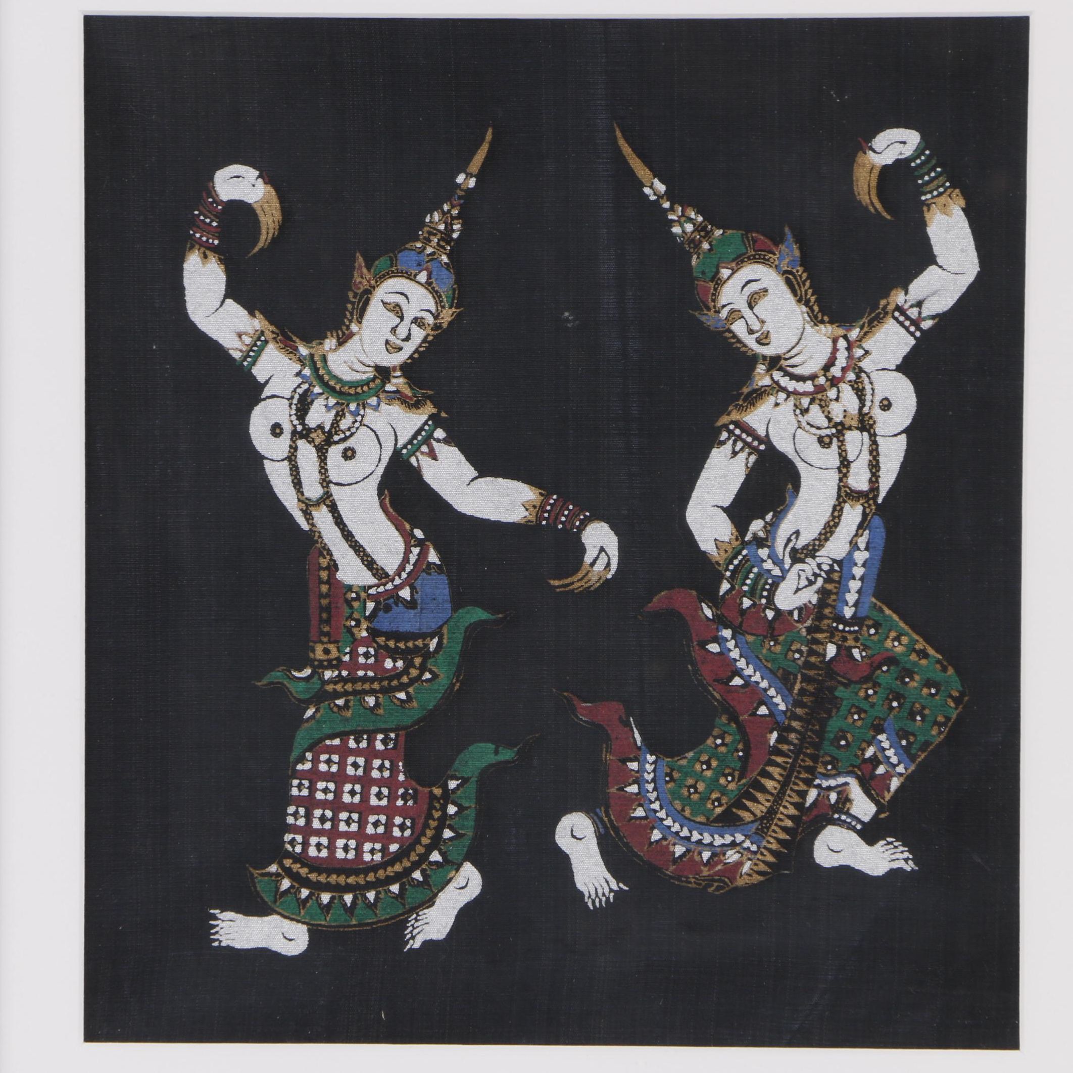 Thai Serigraphs on Fabric