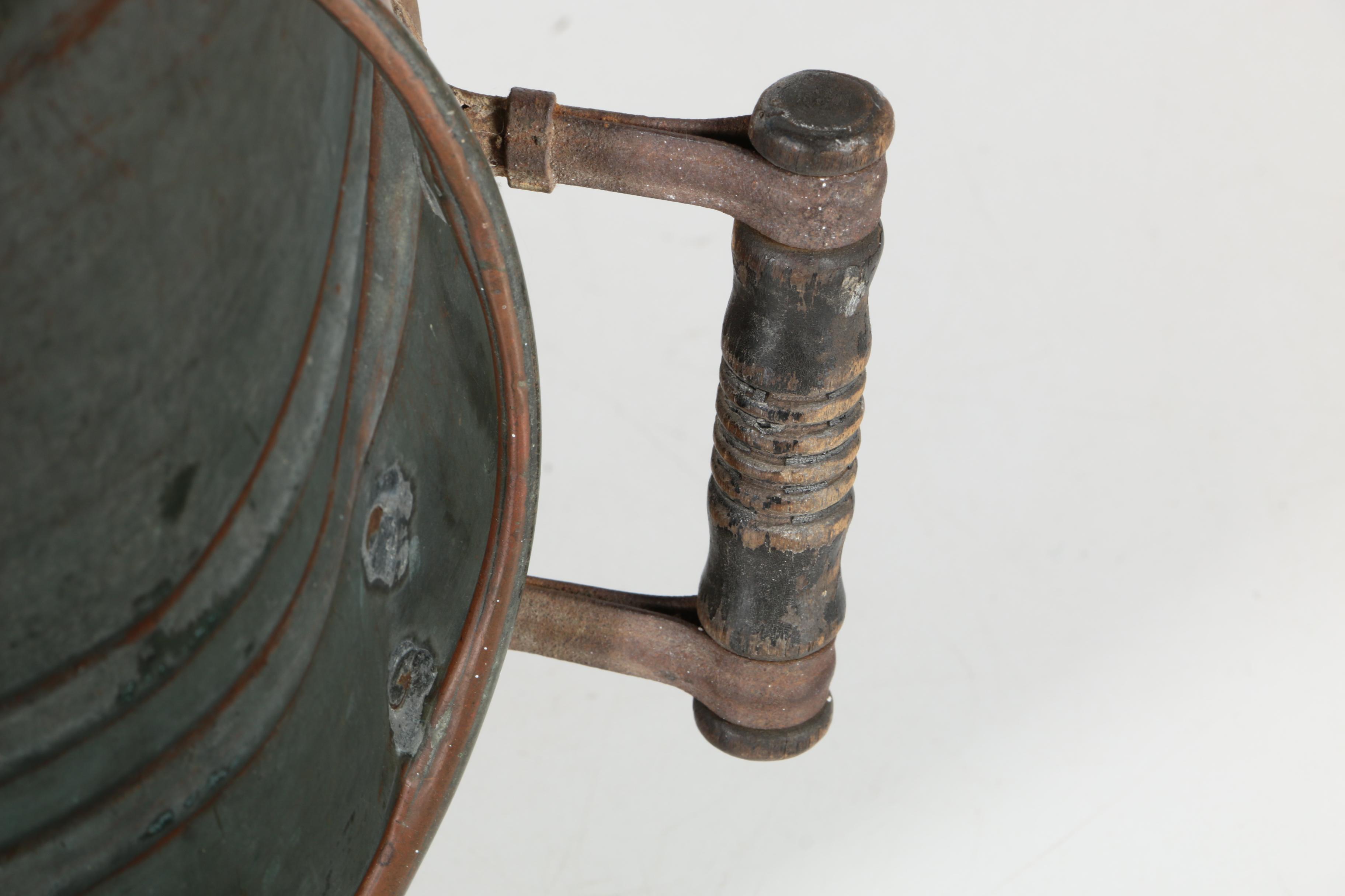 Antique Oval Copper Boiler Washtub