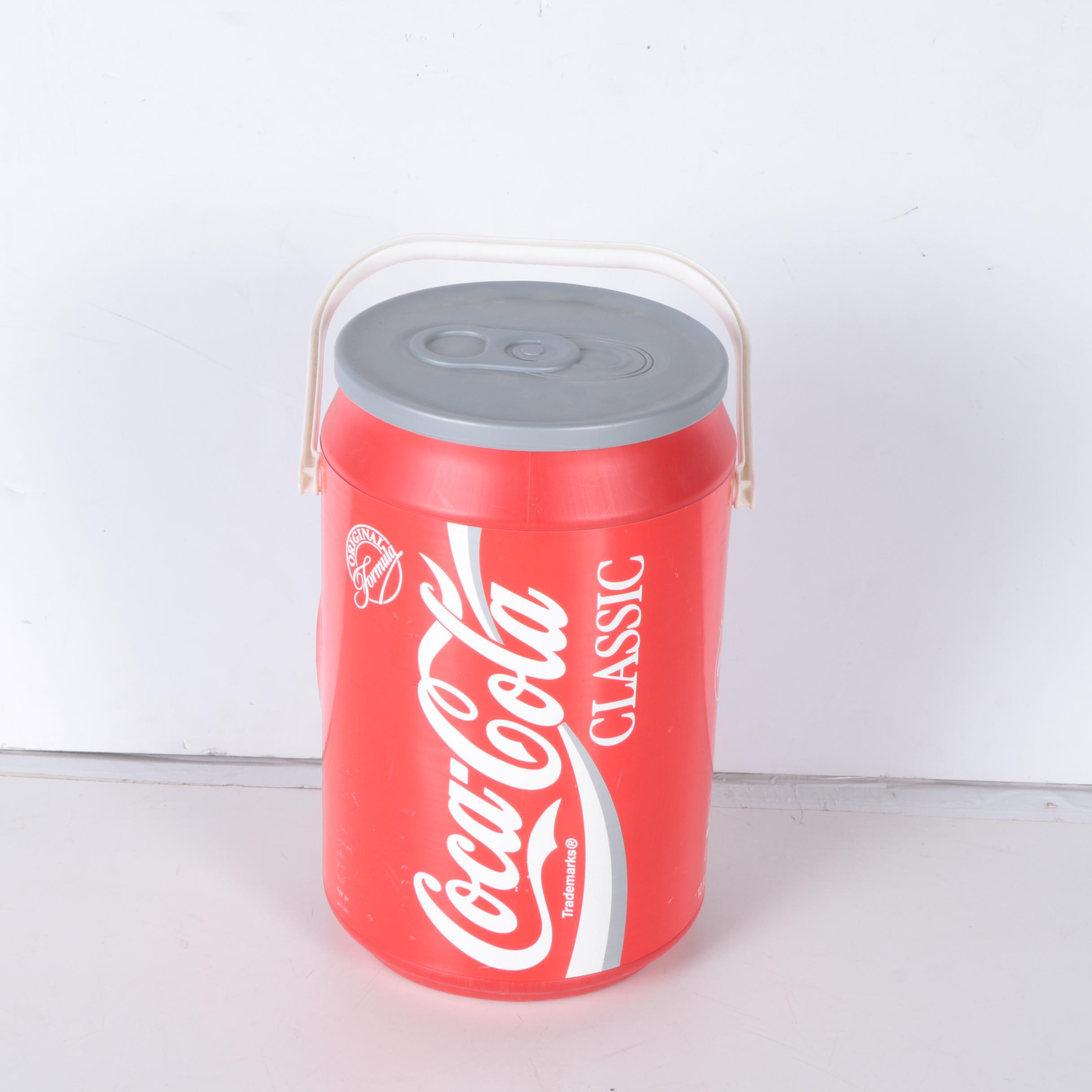 Coca-Cola Plastic Carrying Cooler