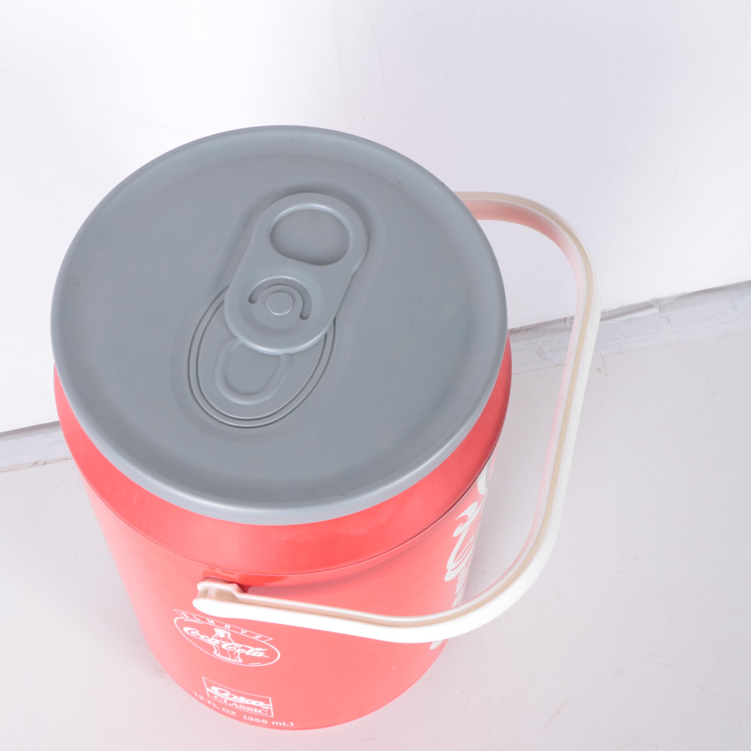 Coca-Cola Plastic Carrying Cooler