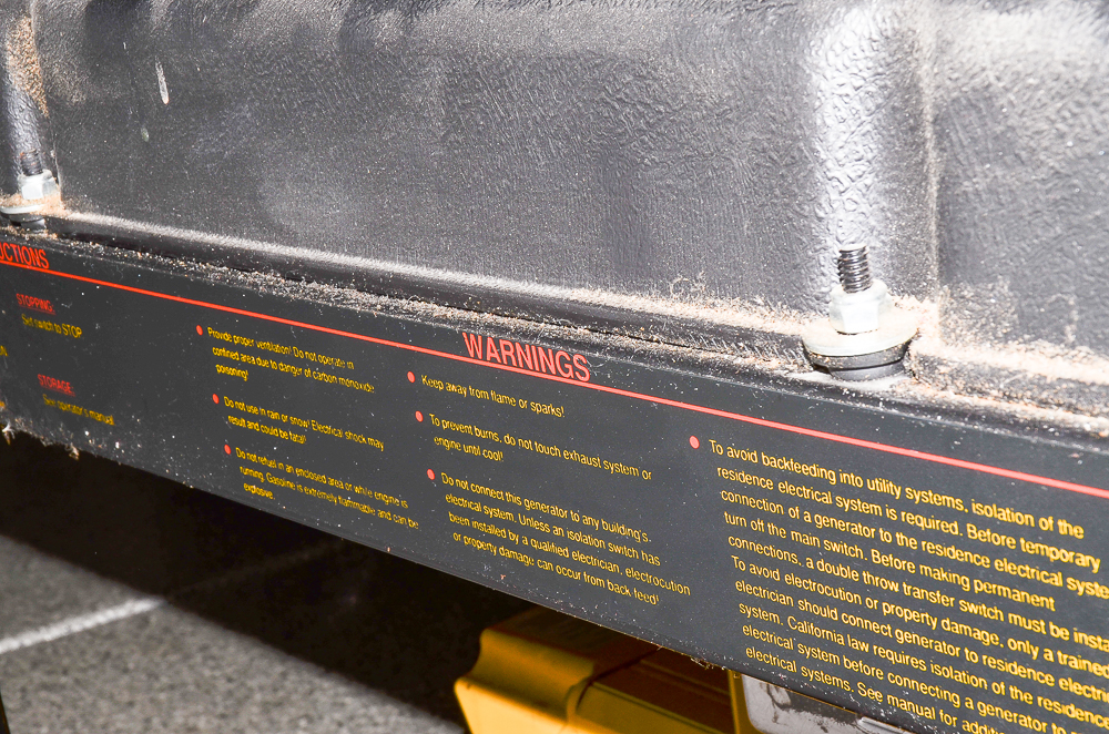 Coleman Powermate Contractor 4200 Portable Electric Generator