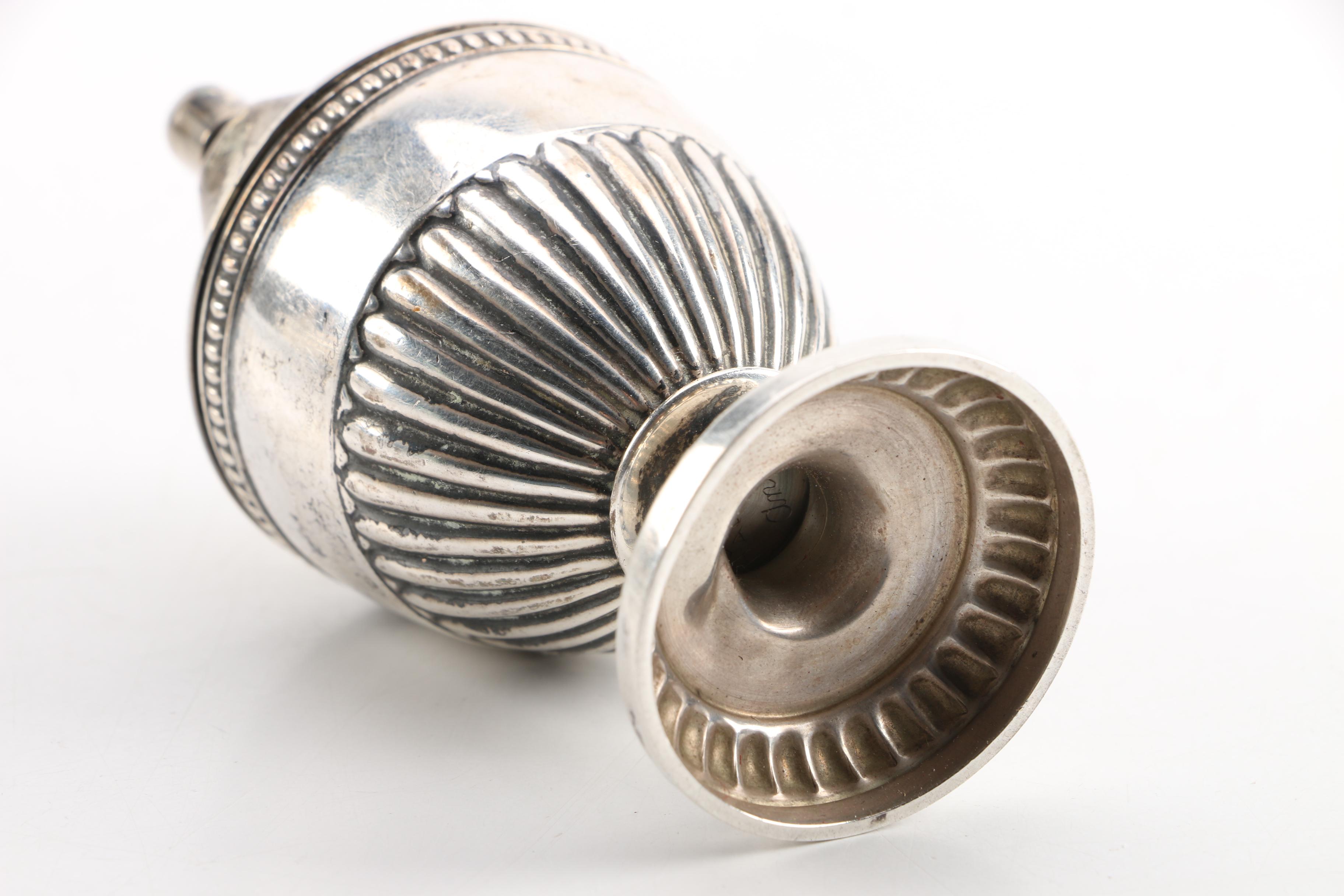 Ronson and Hallmark Sterling Silver Cased Table Lighters