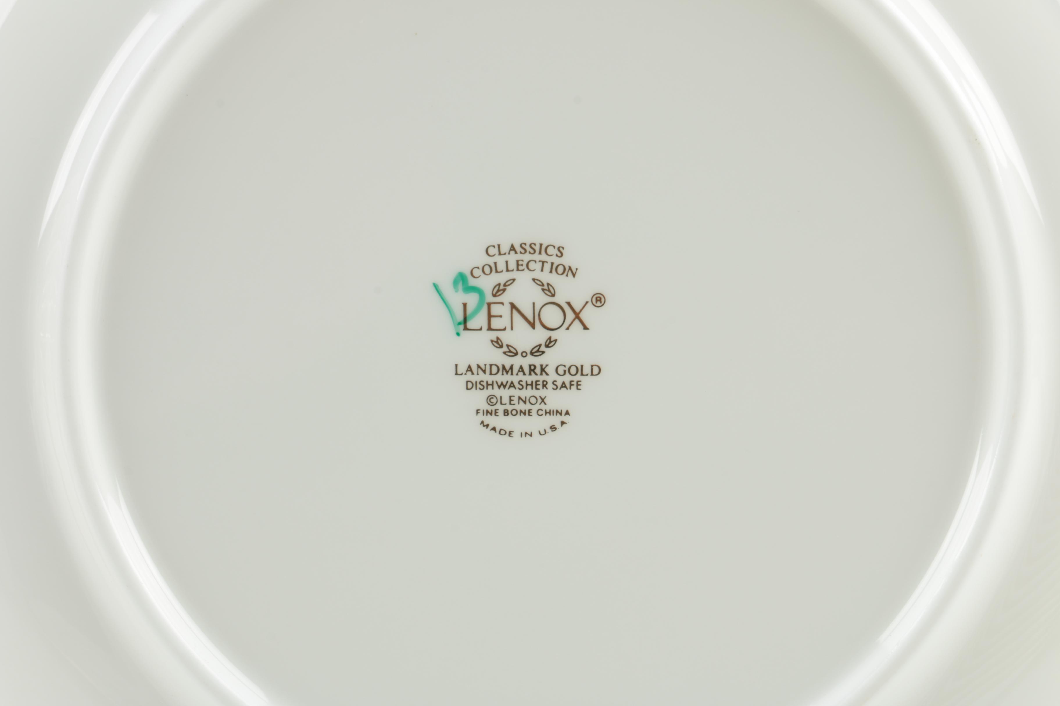 Lenox "Landmark Gold" Bone China Tableware