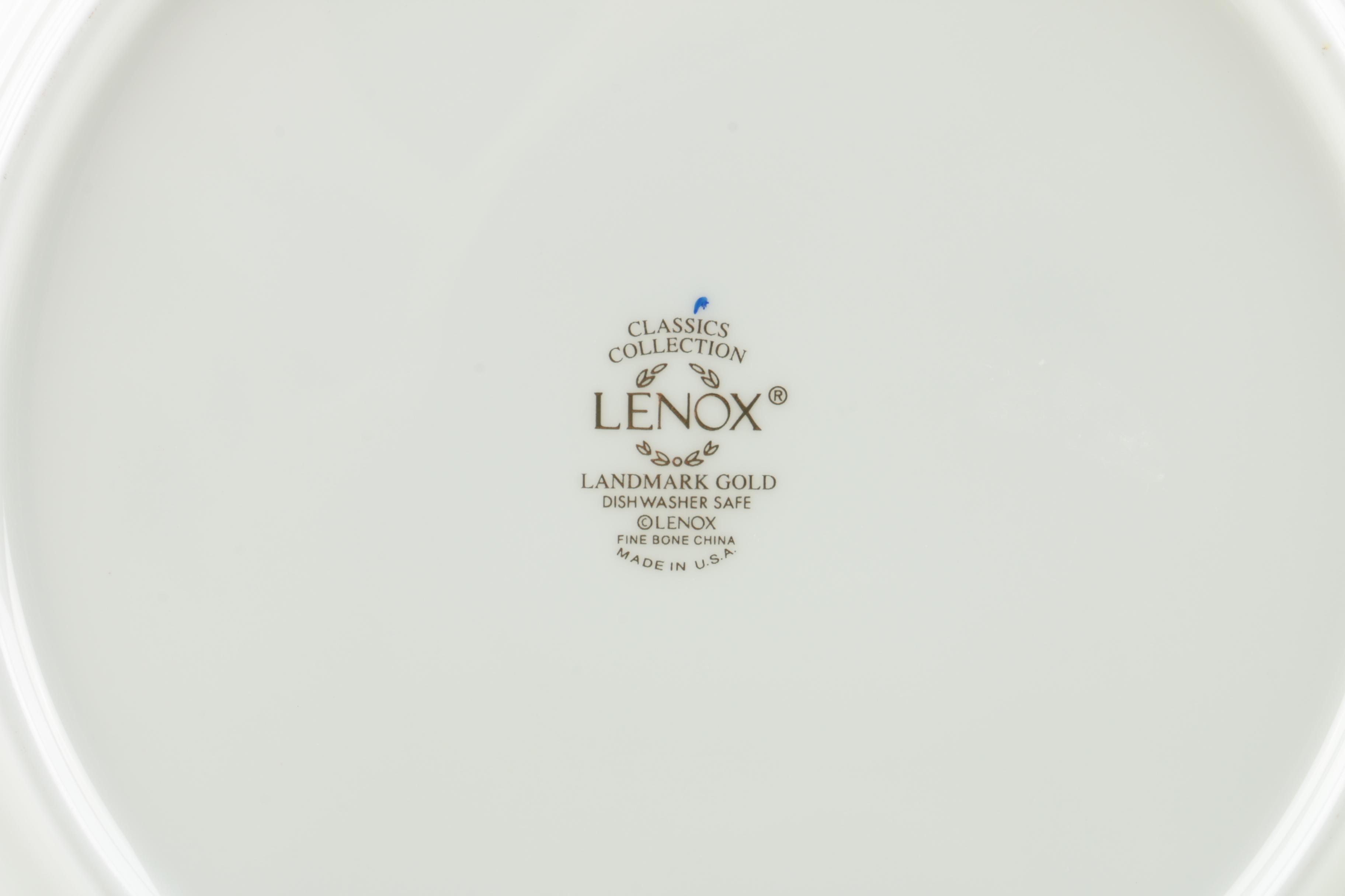 Lenox "Landmark Gold" Bone China Tableware