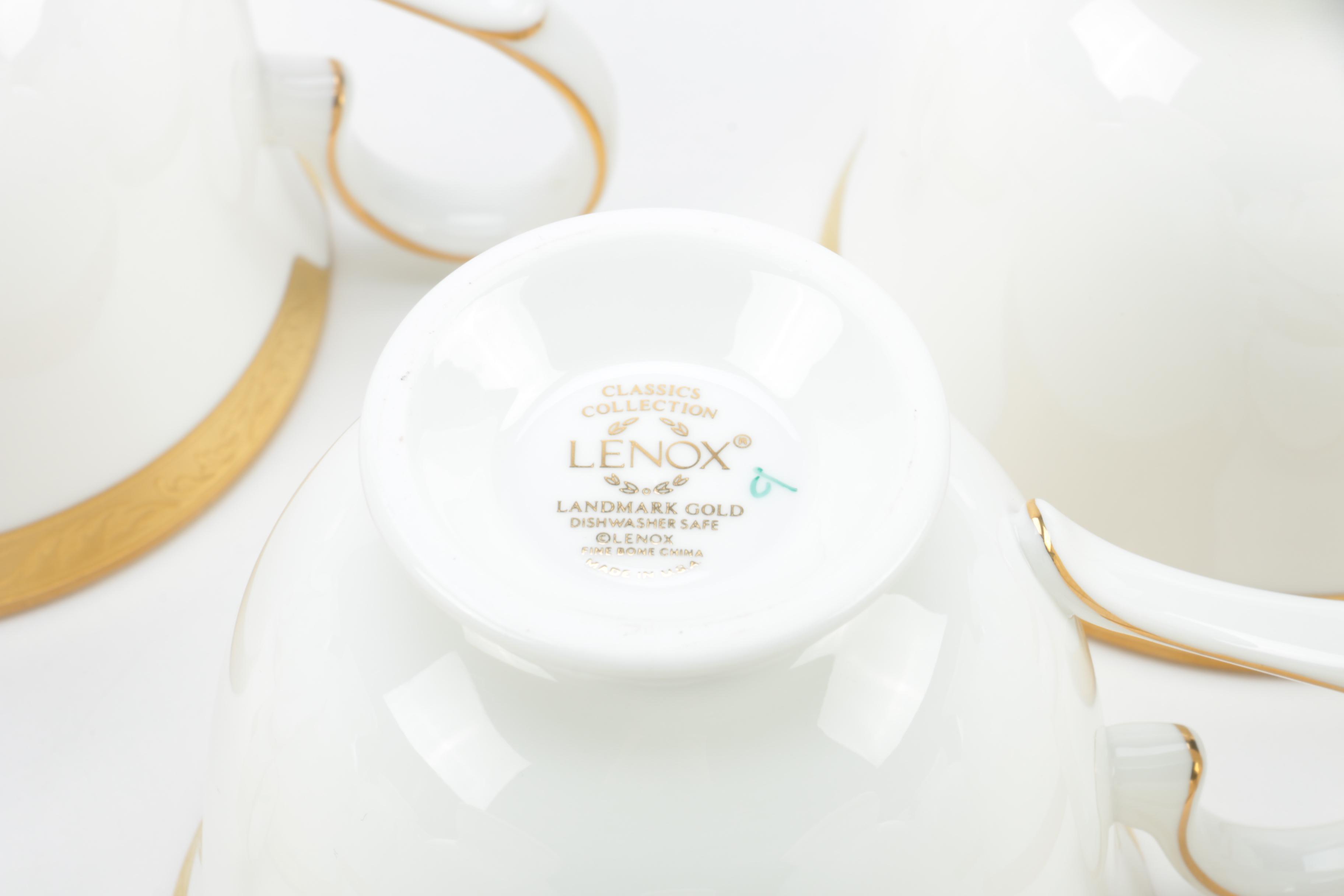 Lenox "Landmark Gold" Bone China Tableware