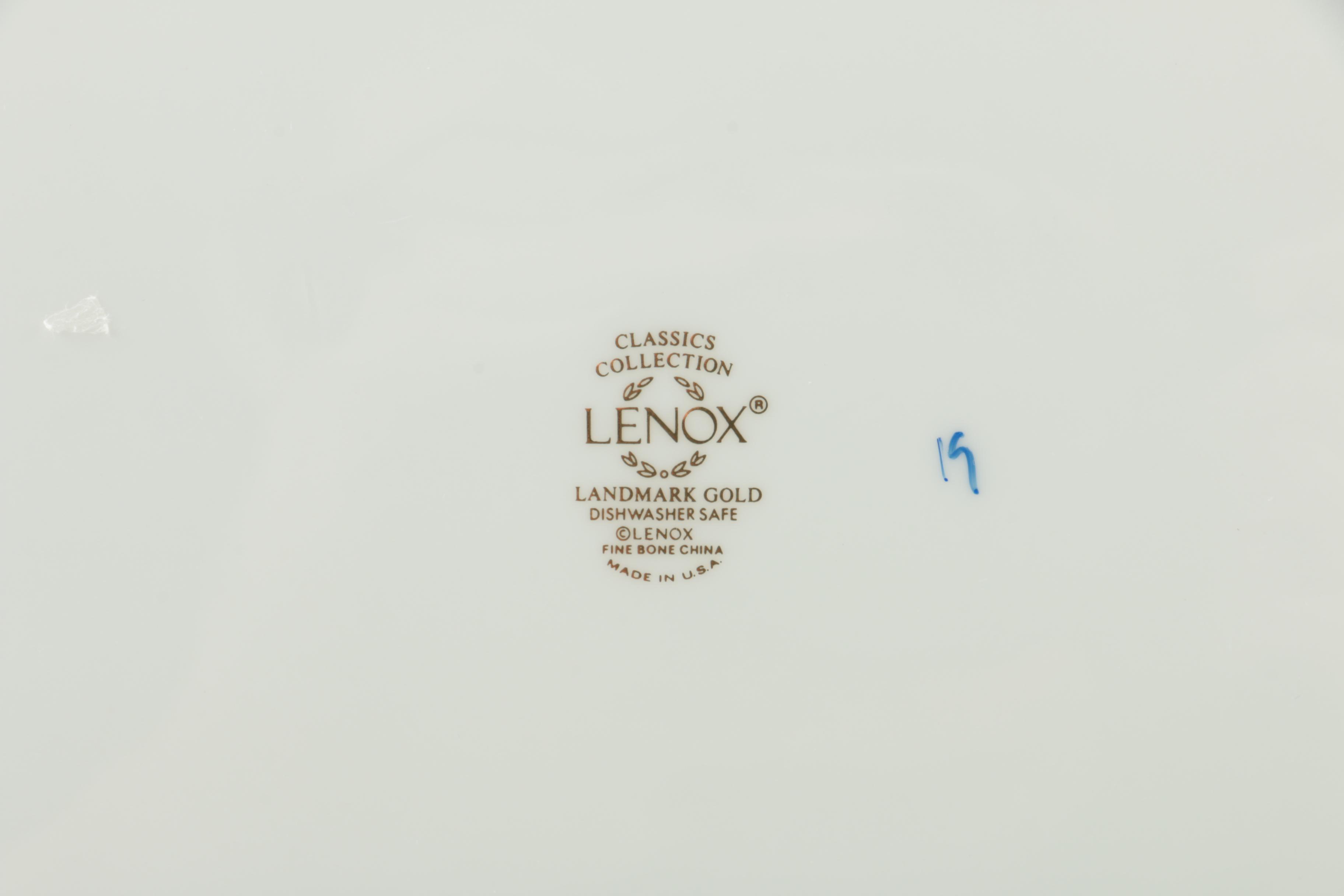 Lenox "Landmark Gold" Bone China Tableware