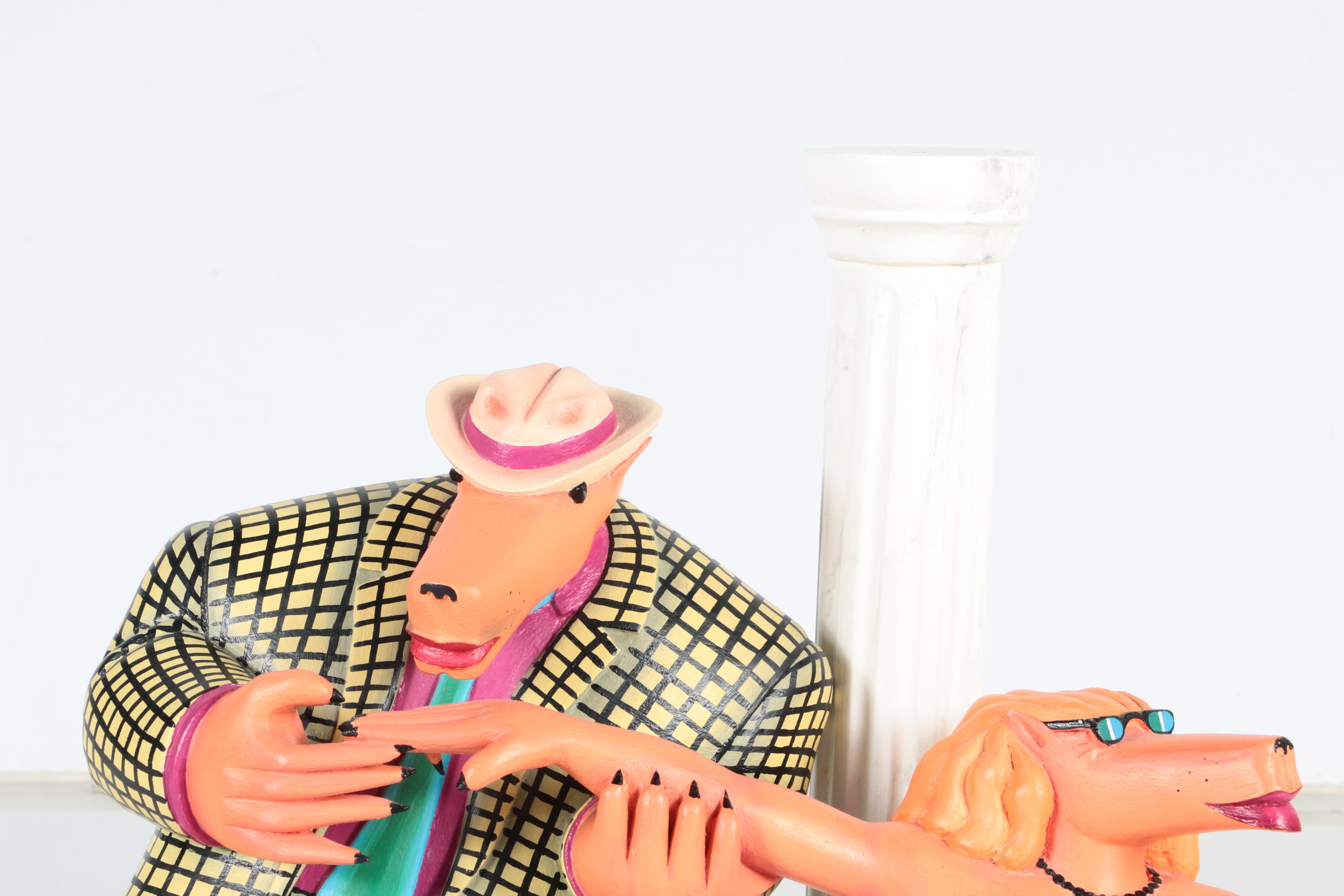 Markus Pierson Wooden Sculpture "Amor"