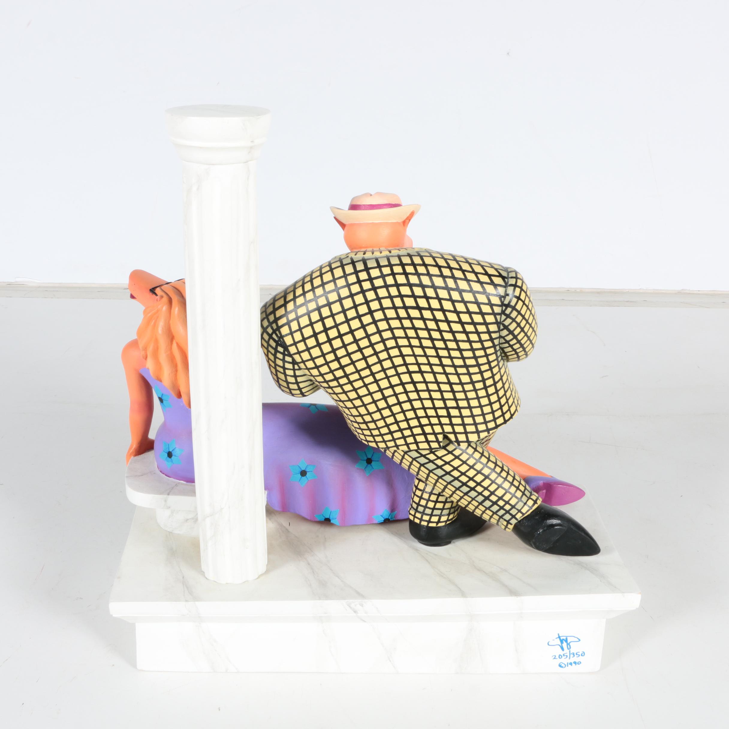 Markus Pierson Wooden Sculpture "Amor"