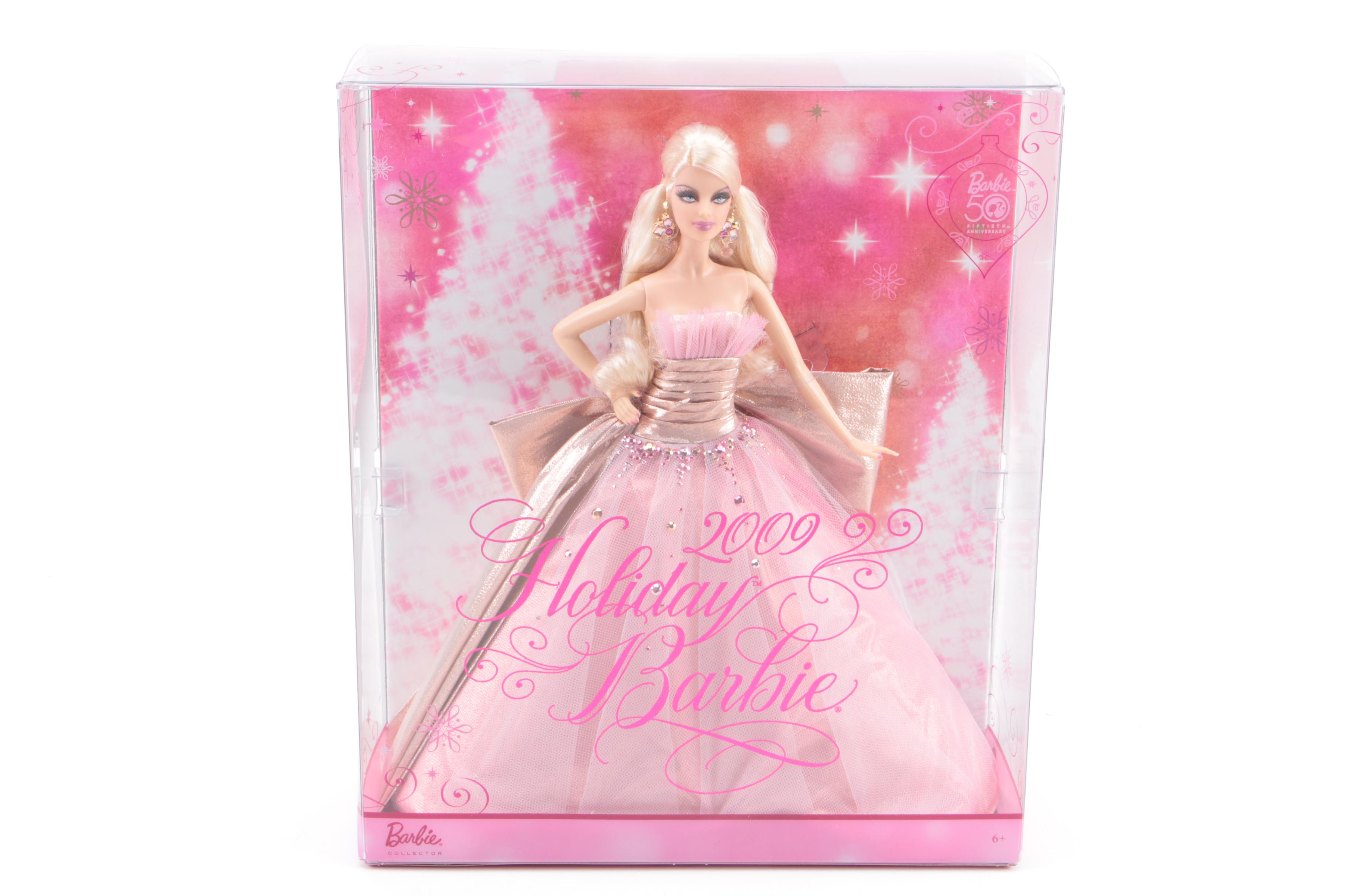 2010s Mattel "Holiday Barbie" Dolls