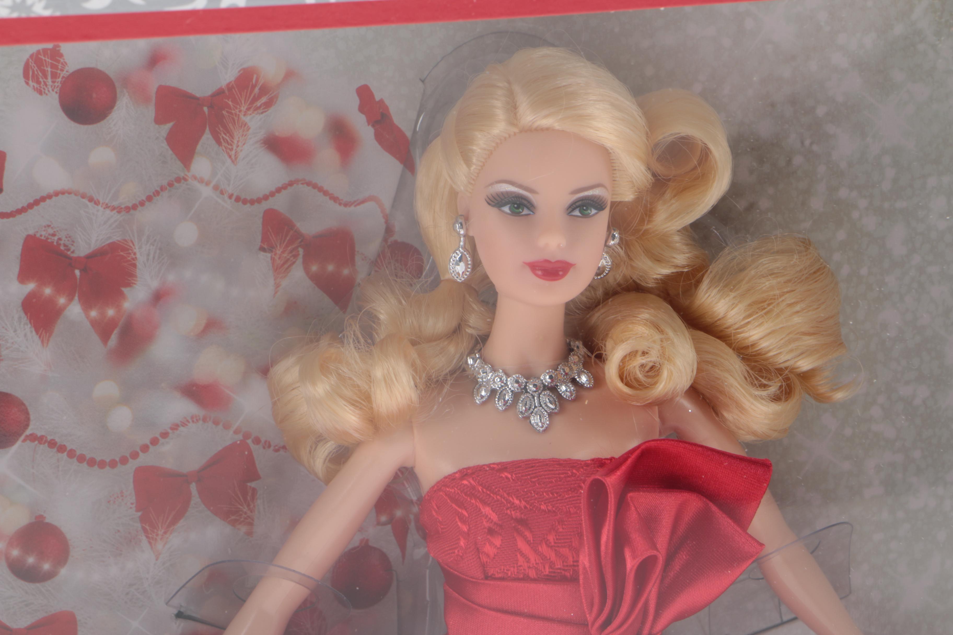 2010s Mattel "Holiday Barbie" Dolls