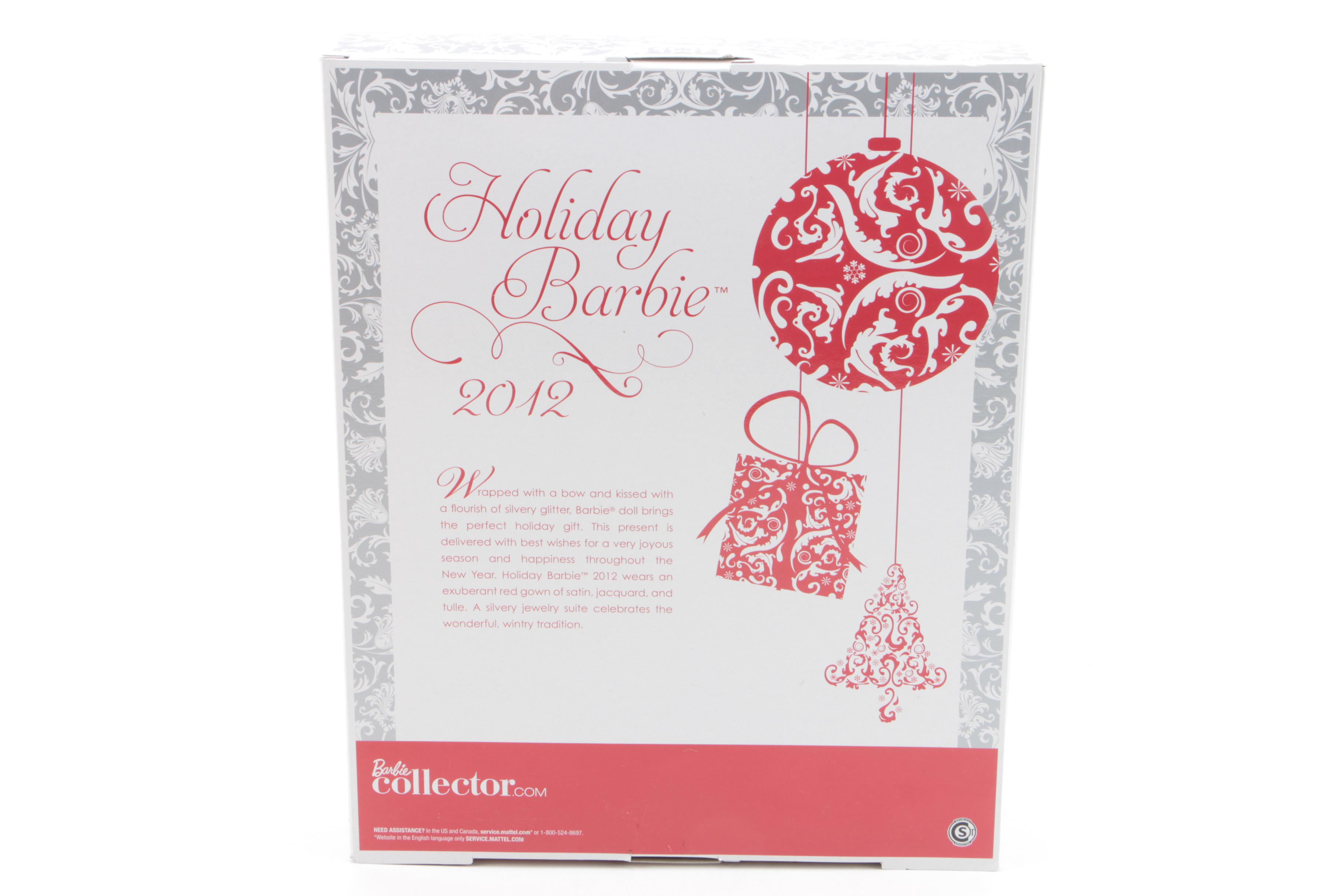 2010s Mattel "Holiday Barbie" Dolls