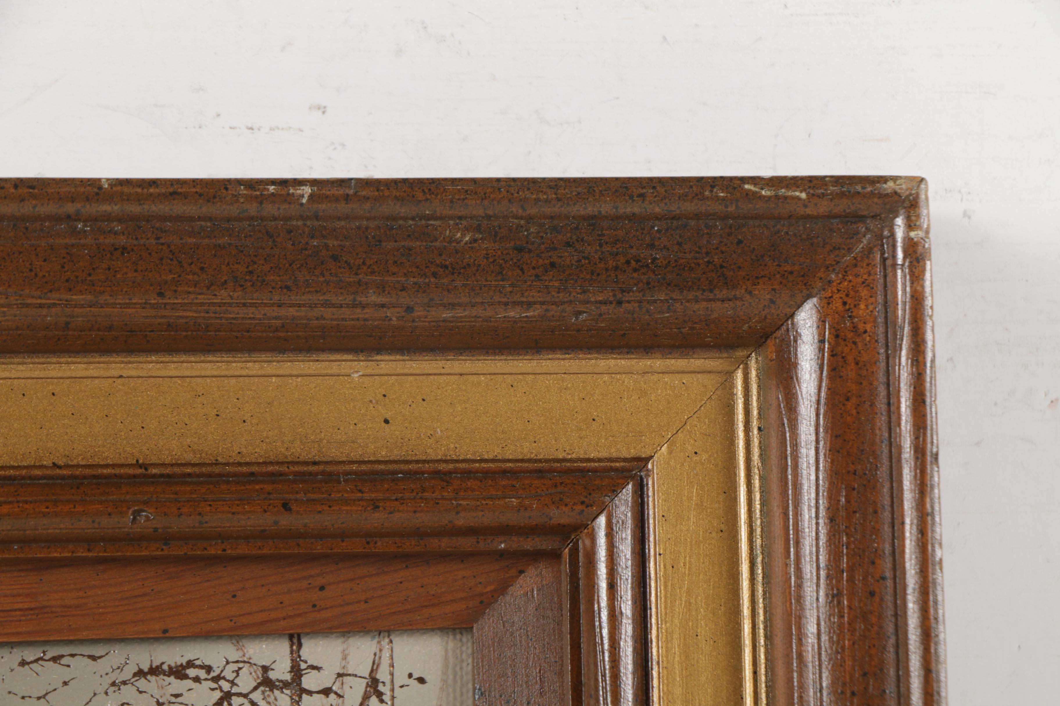 C. Innes and La Bonte Oil Paintings of Wooded Landscapes