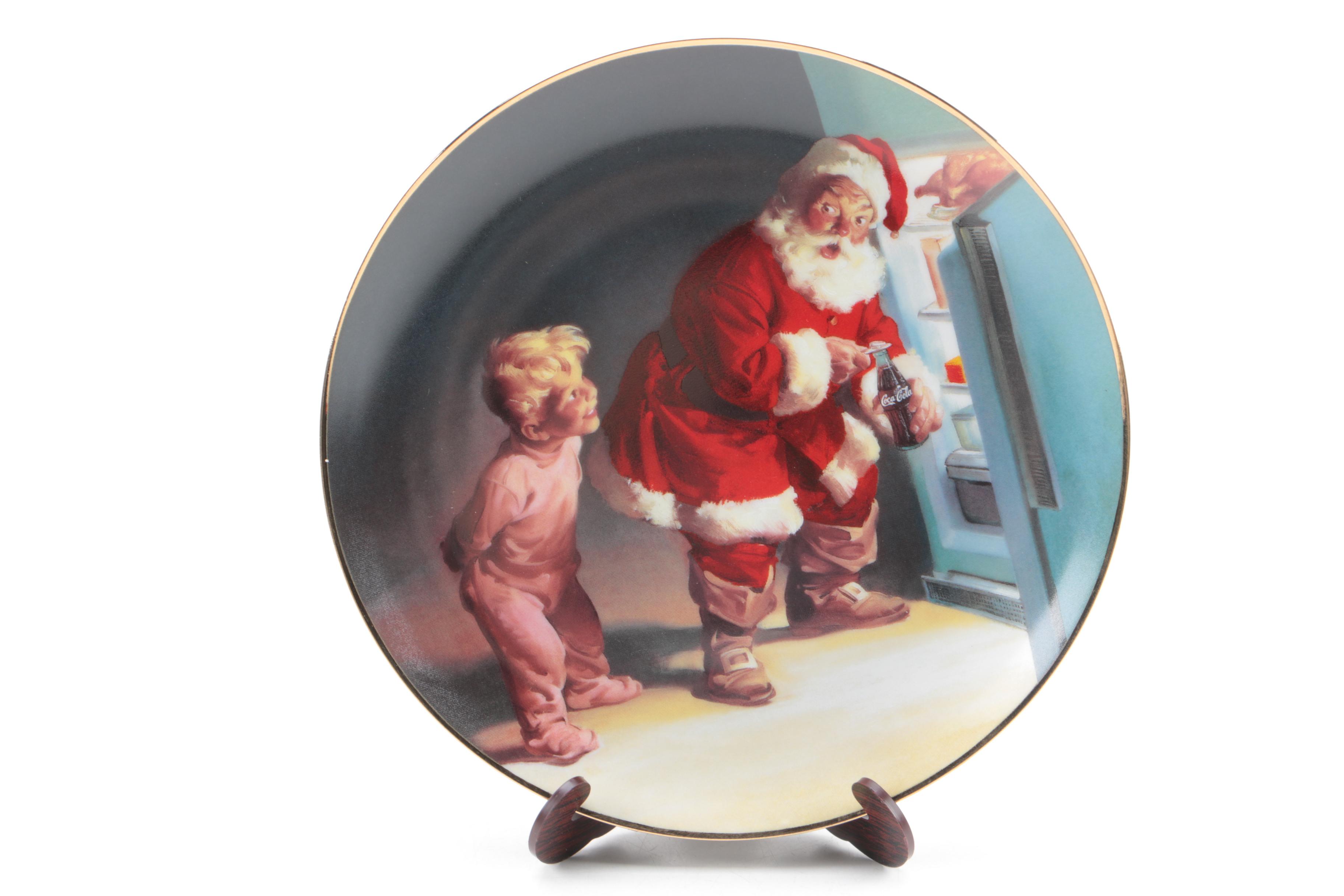 Decorative Coca-Cola Christmas Plates