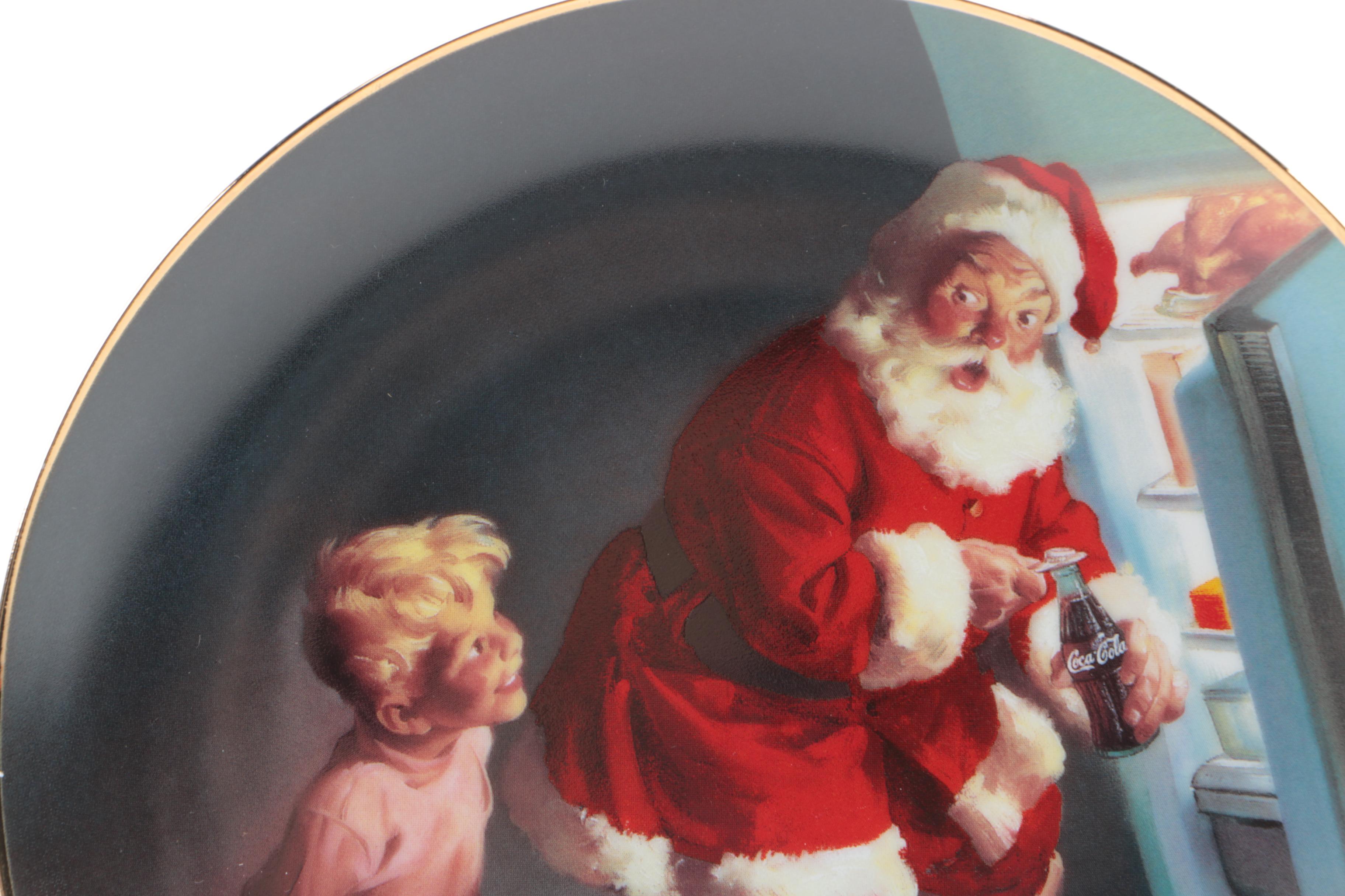 Decorative Coca-Cola Christmas Plates