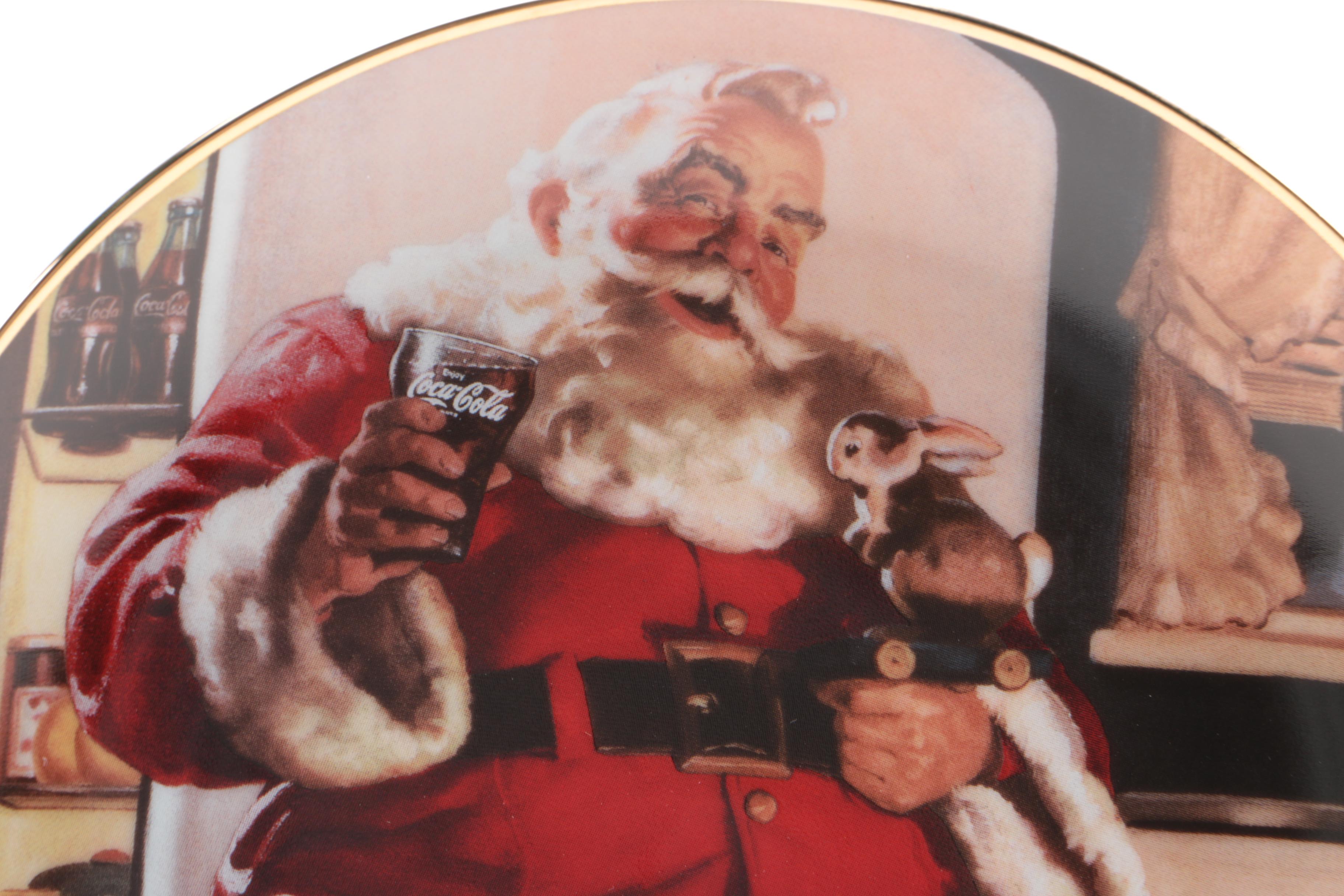 Decorative Coca-Cola Christmas Plates