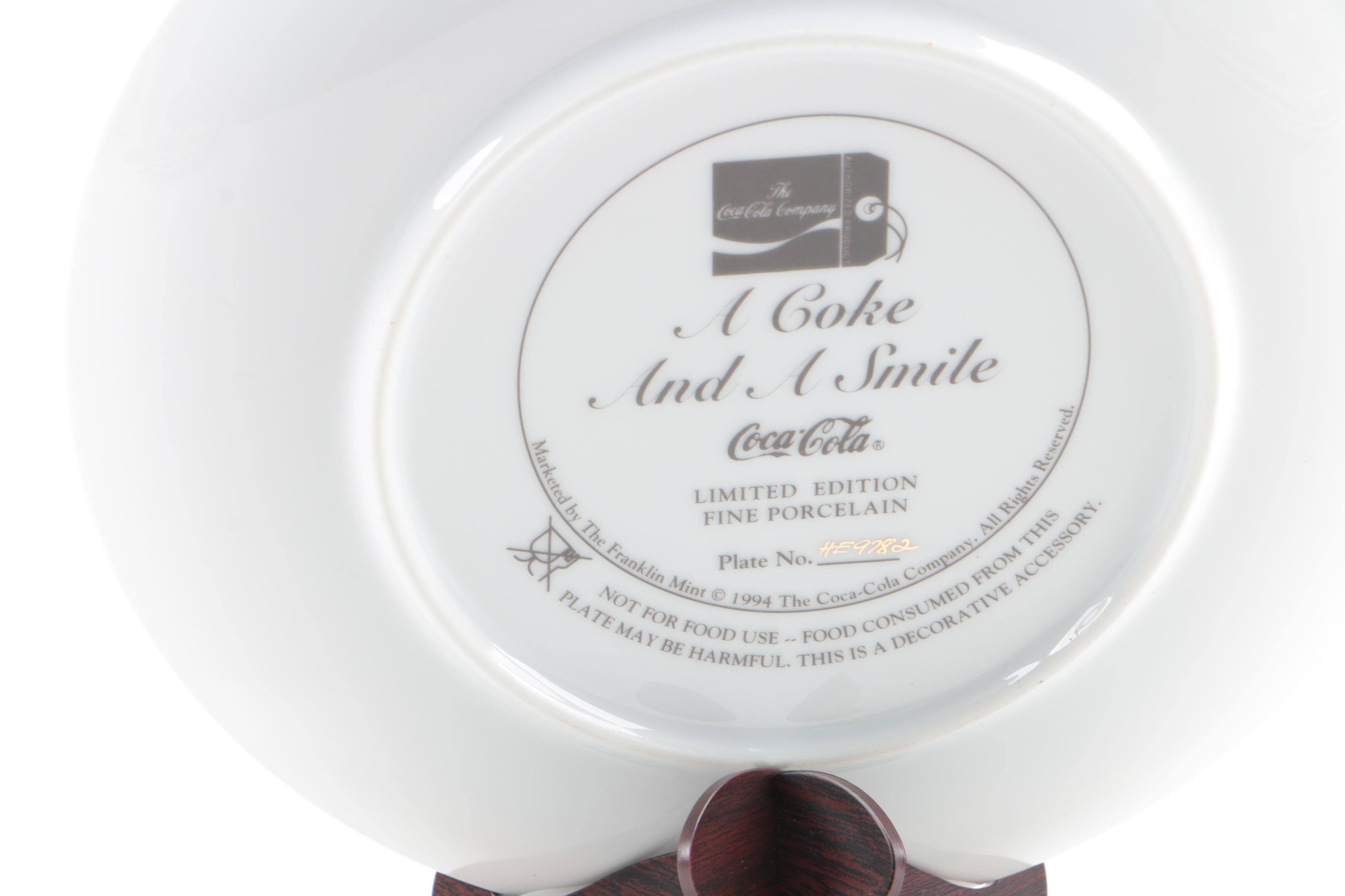 Decorative Coca-Cola Christmas Plates