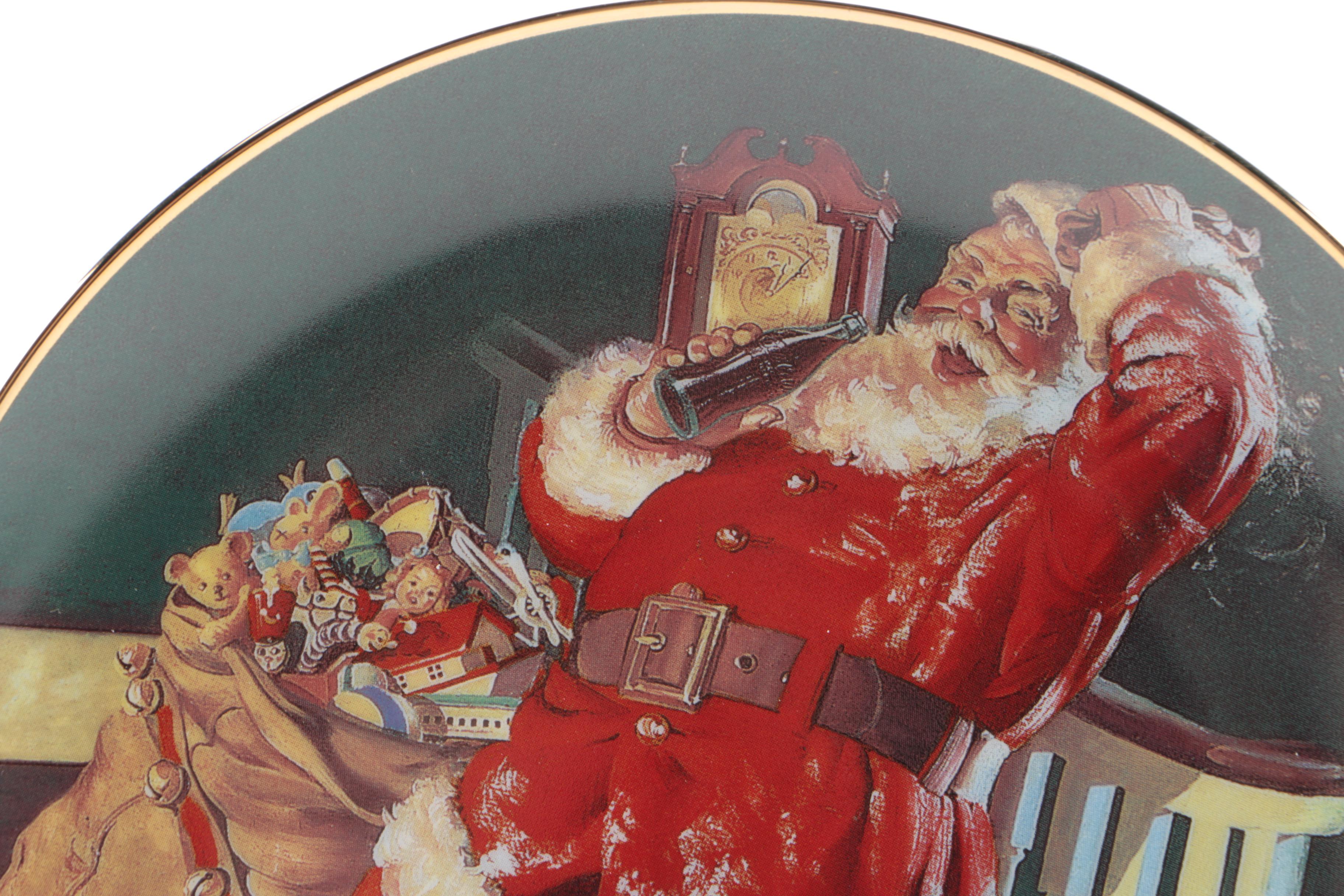 Decorative Coca-Cola Christmas Plates