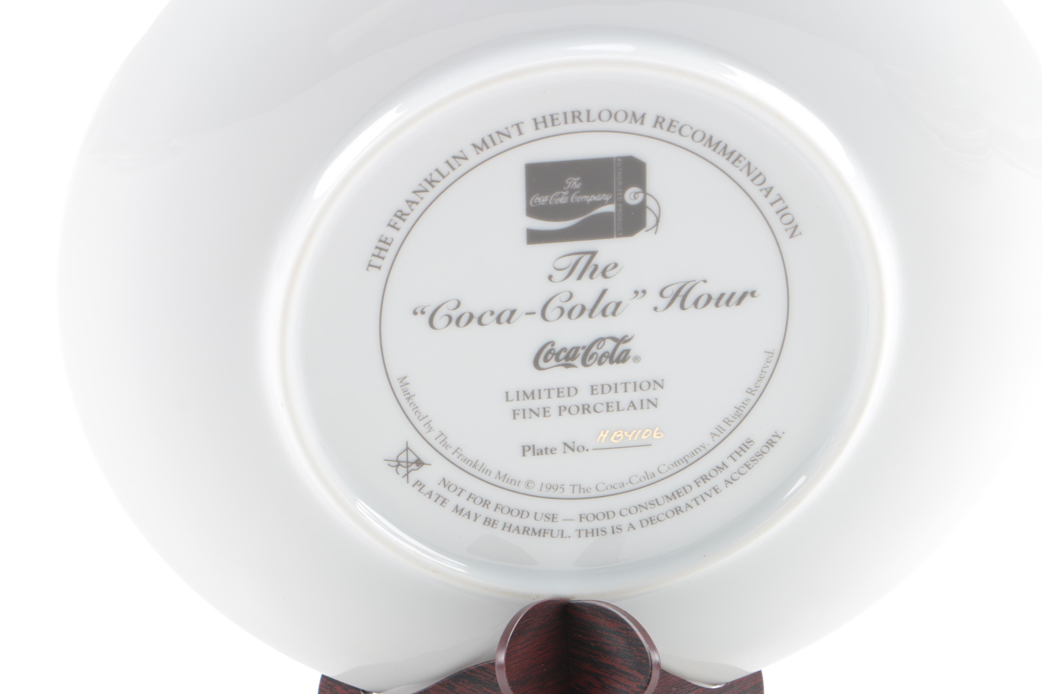 Decorative Coca-Cola Christmas Plates