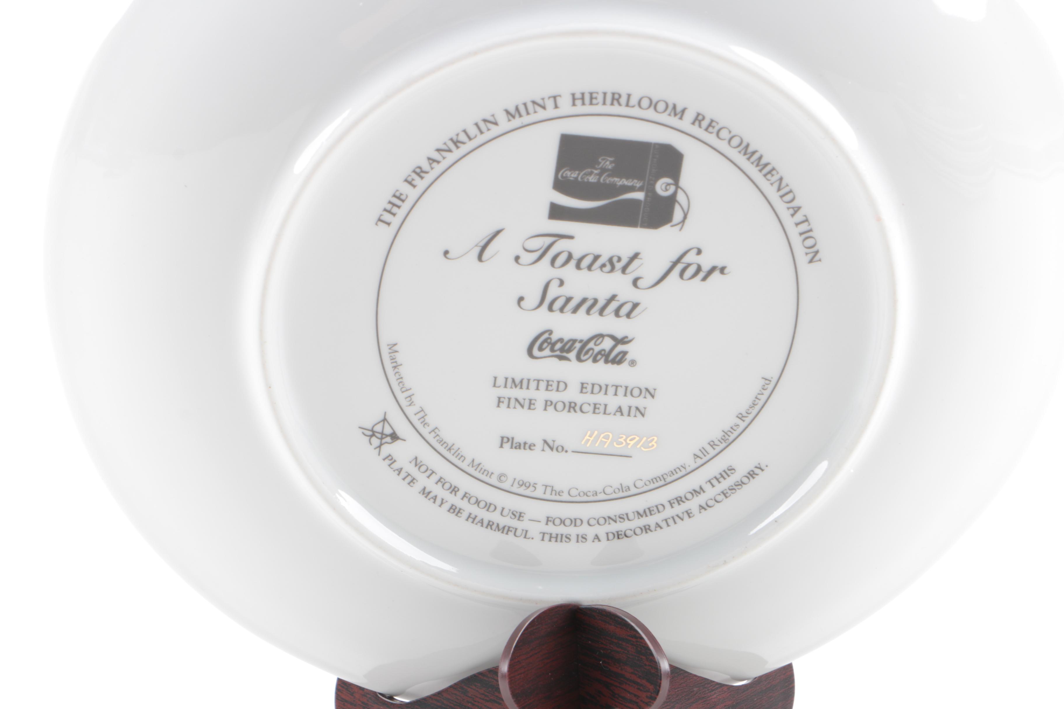 Decorative Coca-Cola Christmas Plates