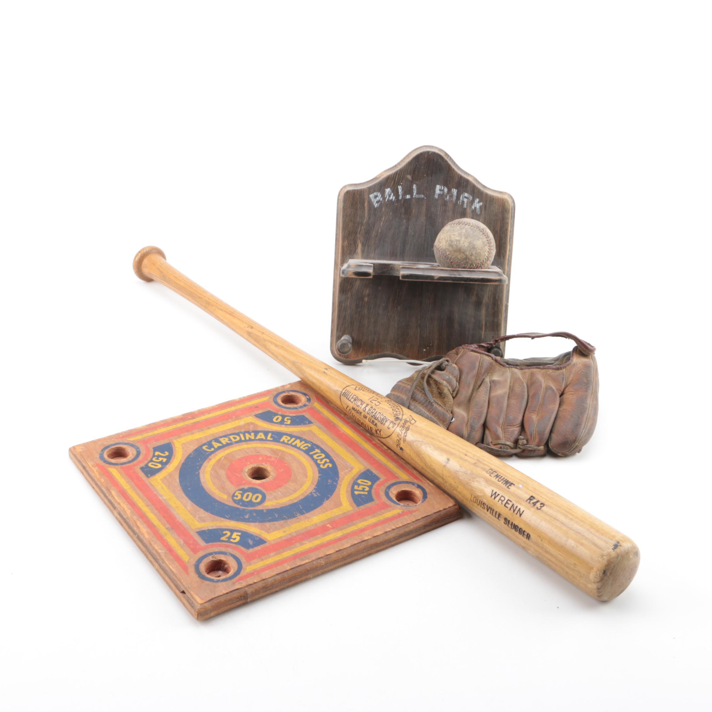 Baseball Equipment and Home Decor