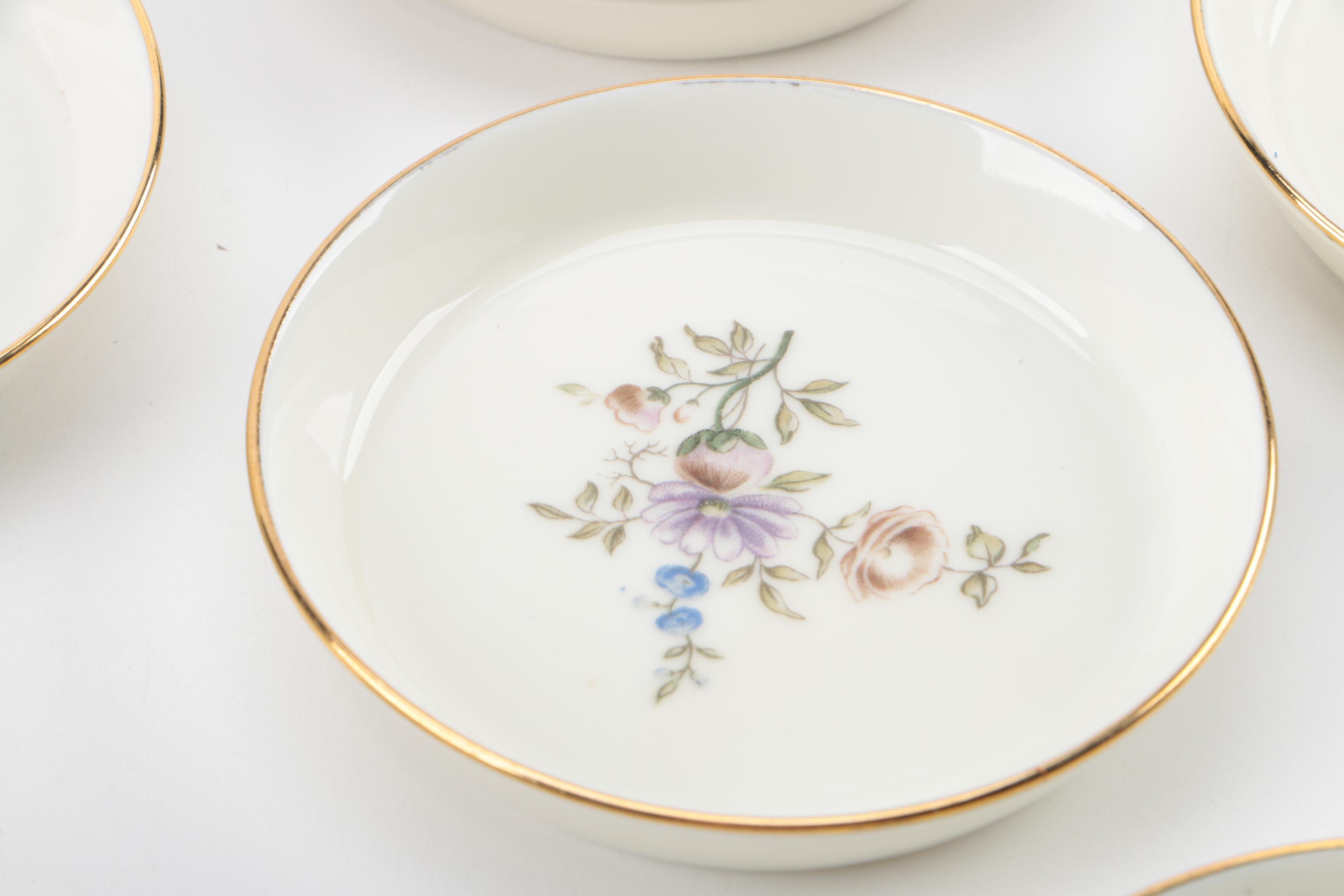 Mid-Century Royal Copenhagen Porcelain Condiment Dishes
