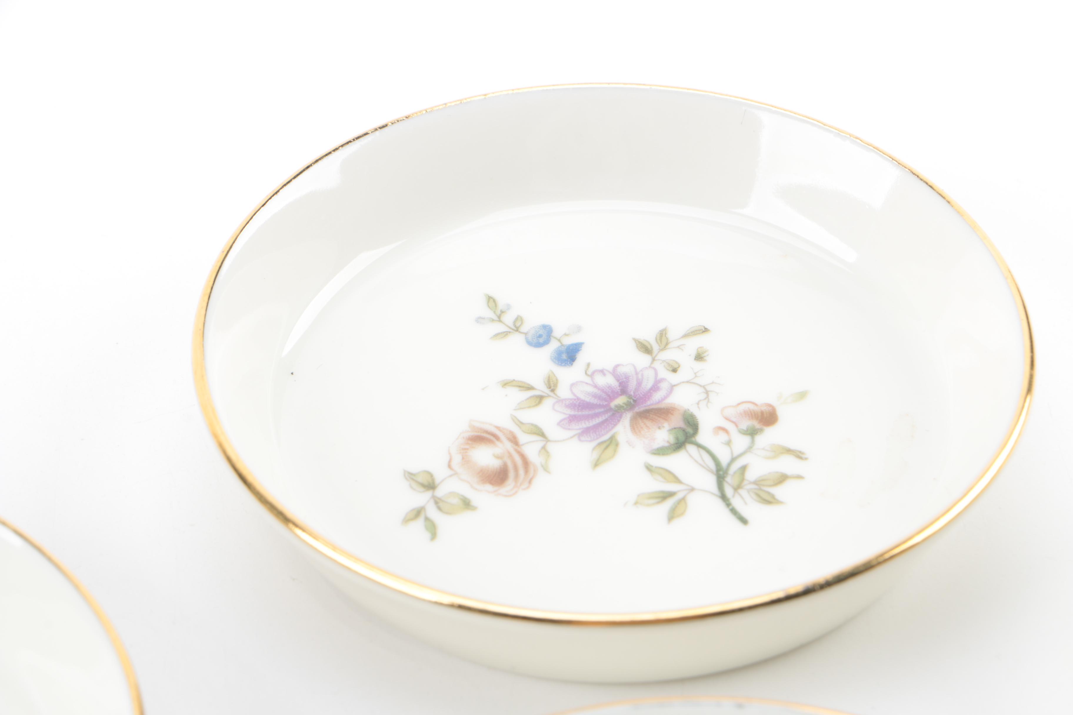 Mid-Century Royal Copenhagen Porcelain Condiment Dishes