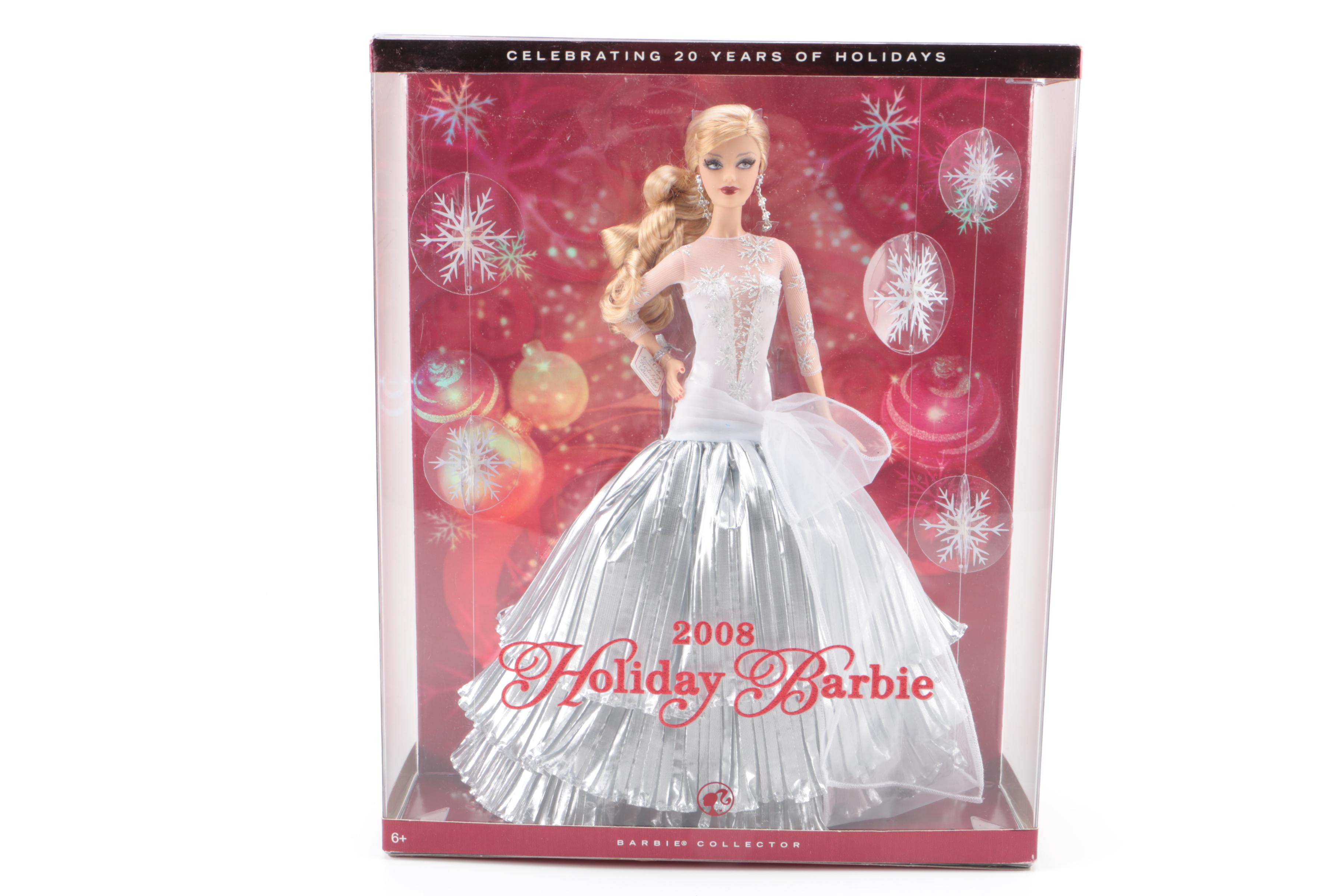 2000s Mattel "Holiday Barbie" Dolls