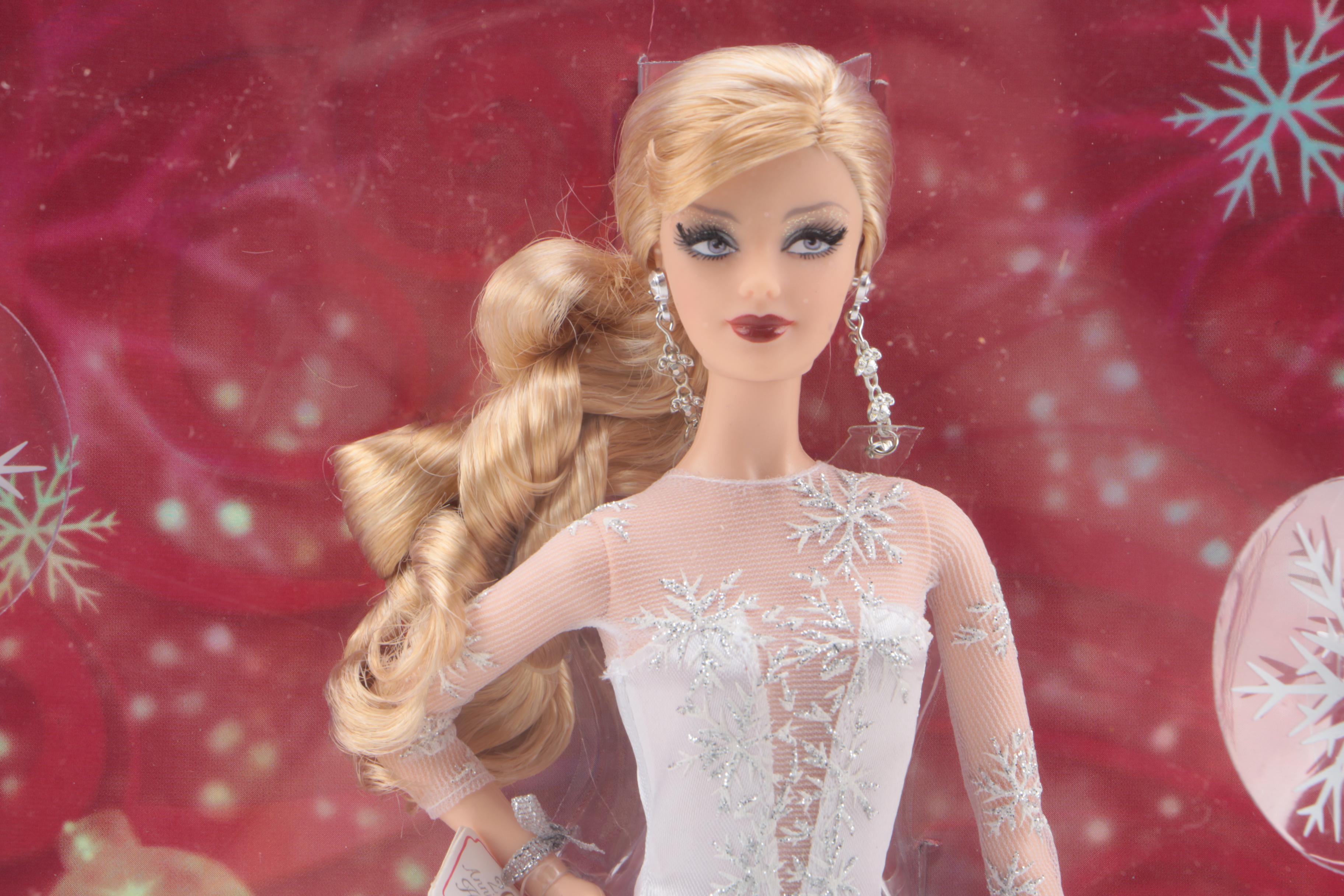 2000s Mattel "Holiday Barbie" Dolls