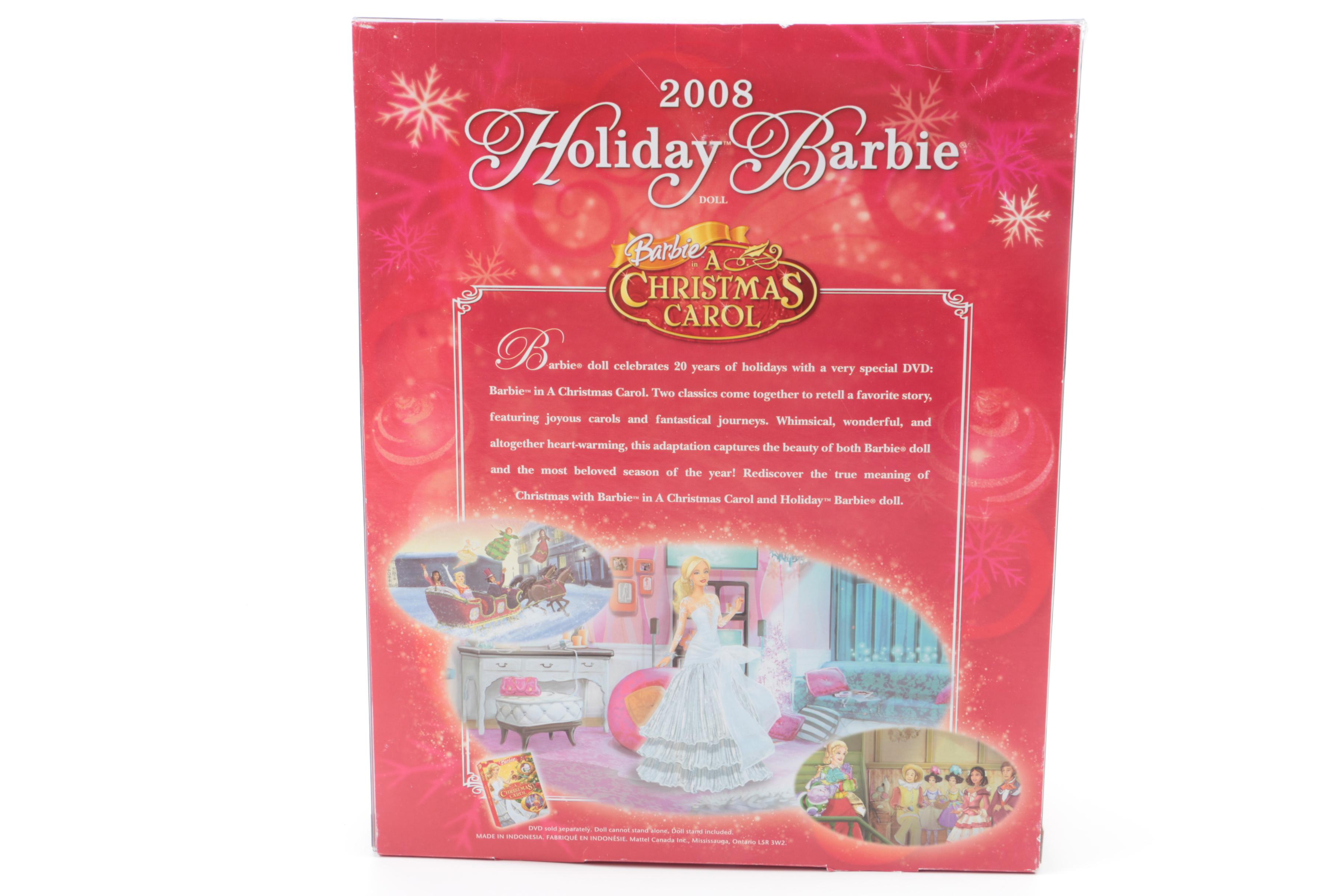 2000s Mattel "Holiday Barbie" Dolls