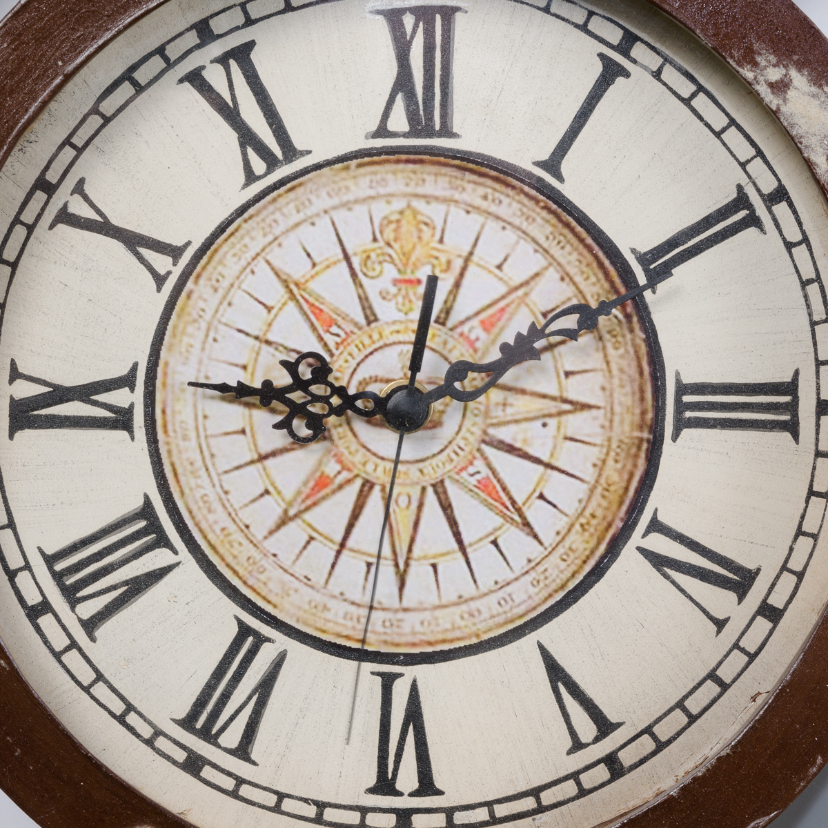 Nautical-Themed Wall Clock and Anchor