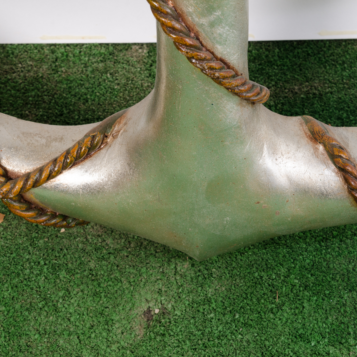 Nautical-Themed Wall Clock and Anchor