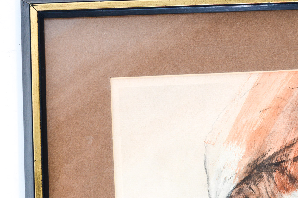 1972 Jonas Gerard Offset Lithograph Print "Sant Kirpal Singh"