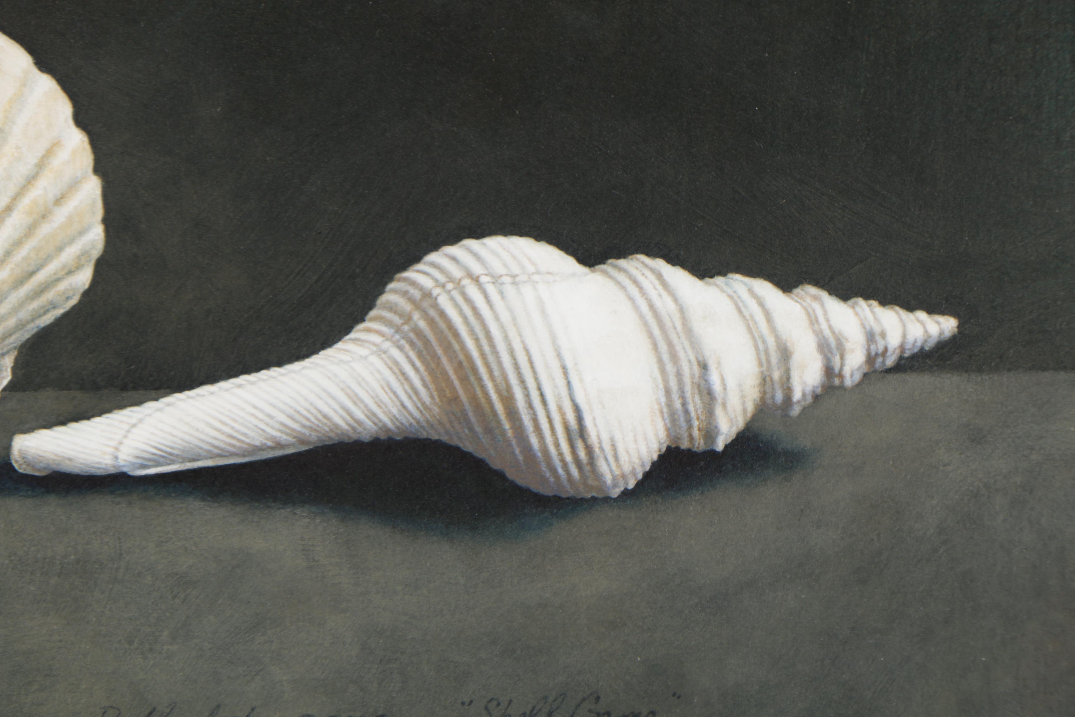 Jenny Rutherford 2000 Acrylic Painting "Shell Game"