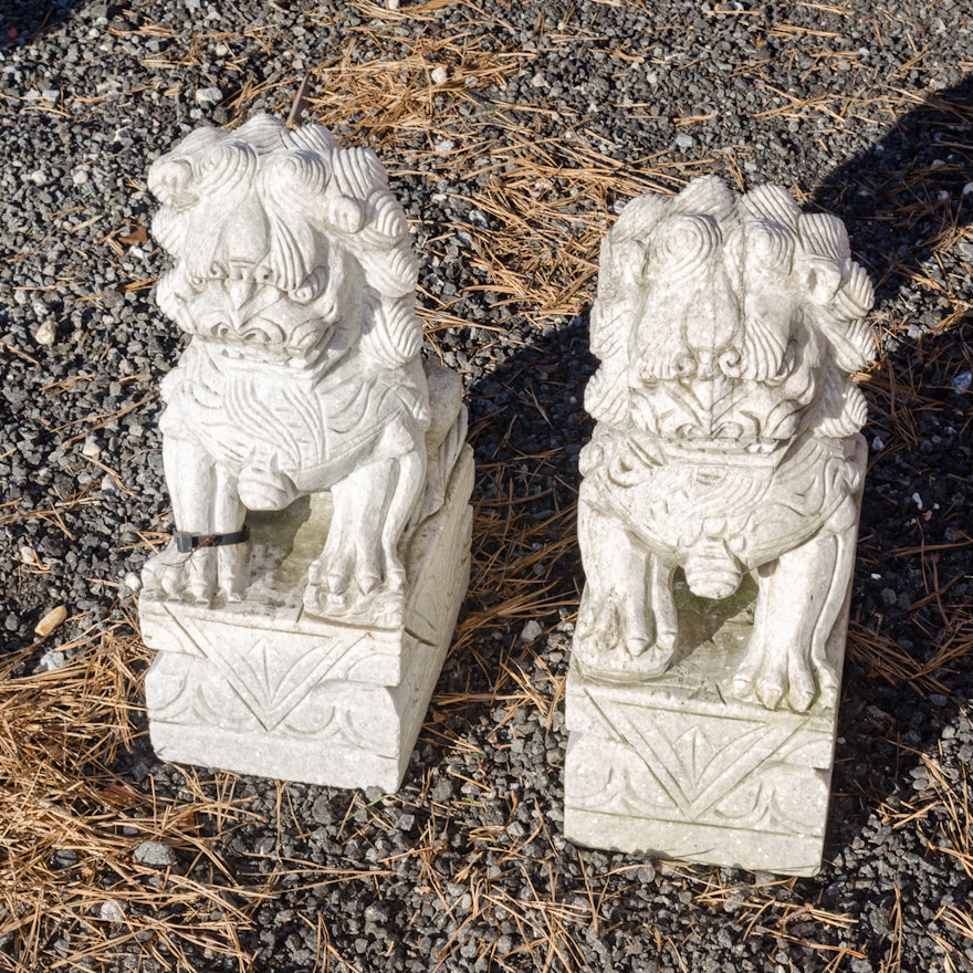 Chinese Guardian Lion Outdoor Garden Statues