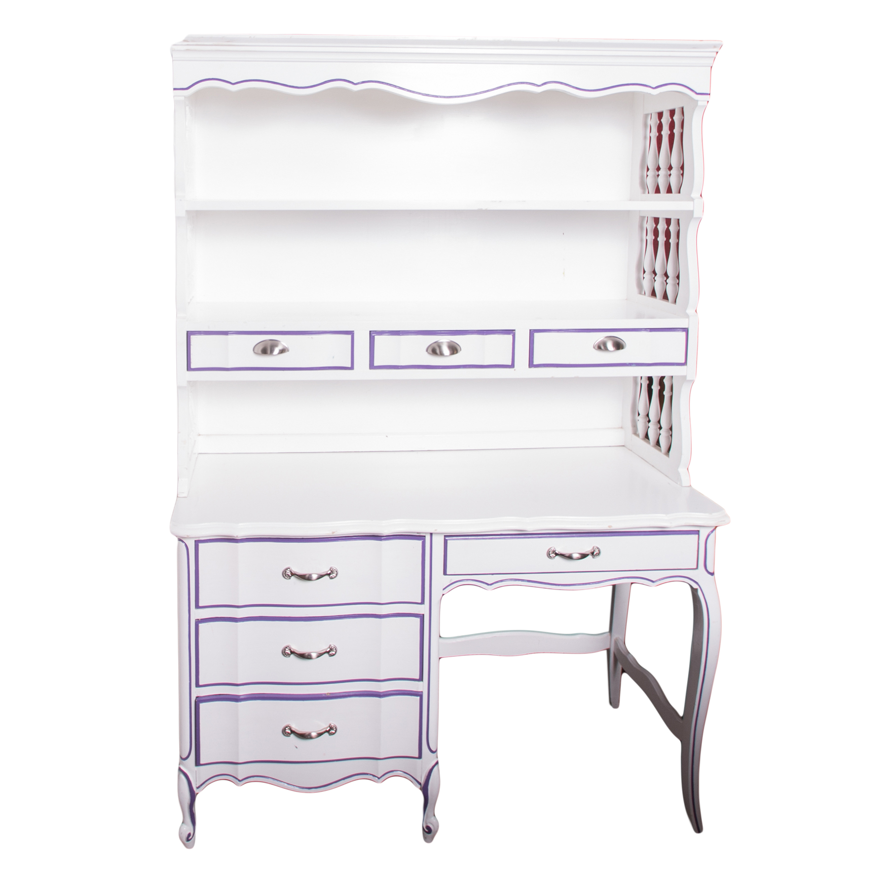 Dixie Furniture French Provincial Style Refinished Desk