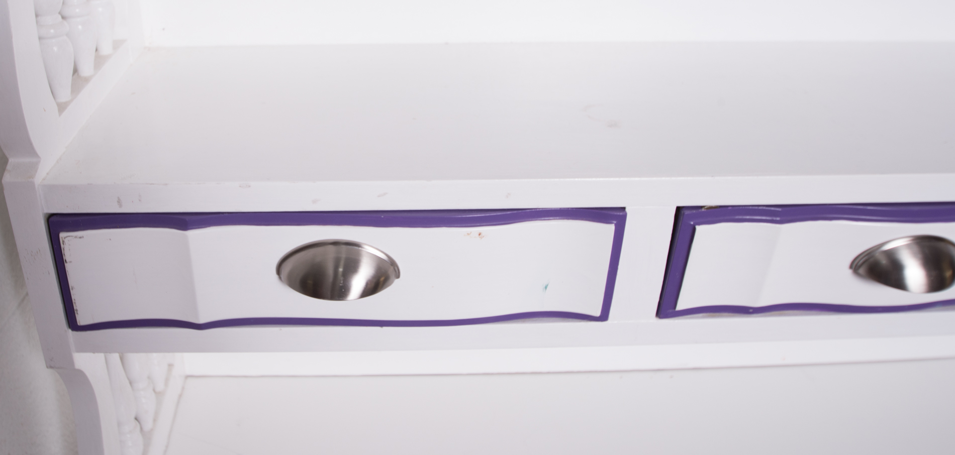 Dixie Furniture French Provincial Style Refinished Desk