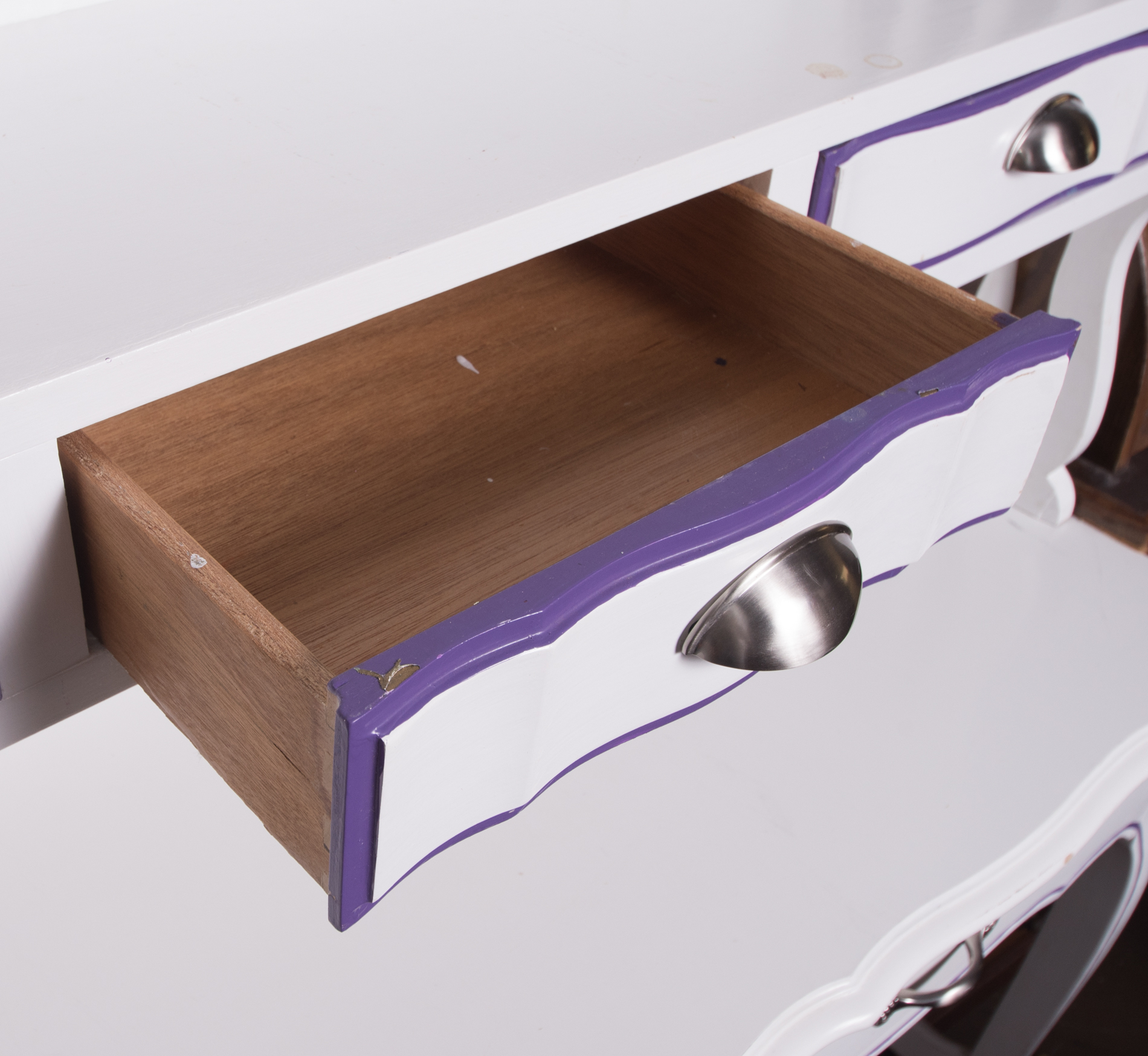 Dixie Furniture French Provincial Style Refinished Desk