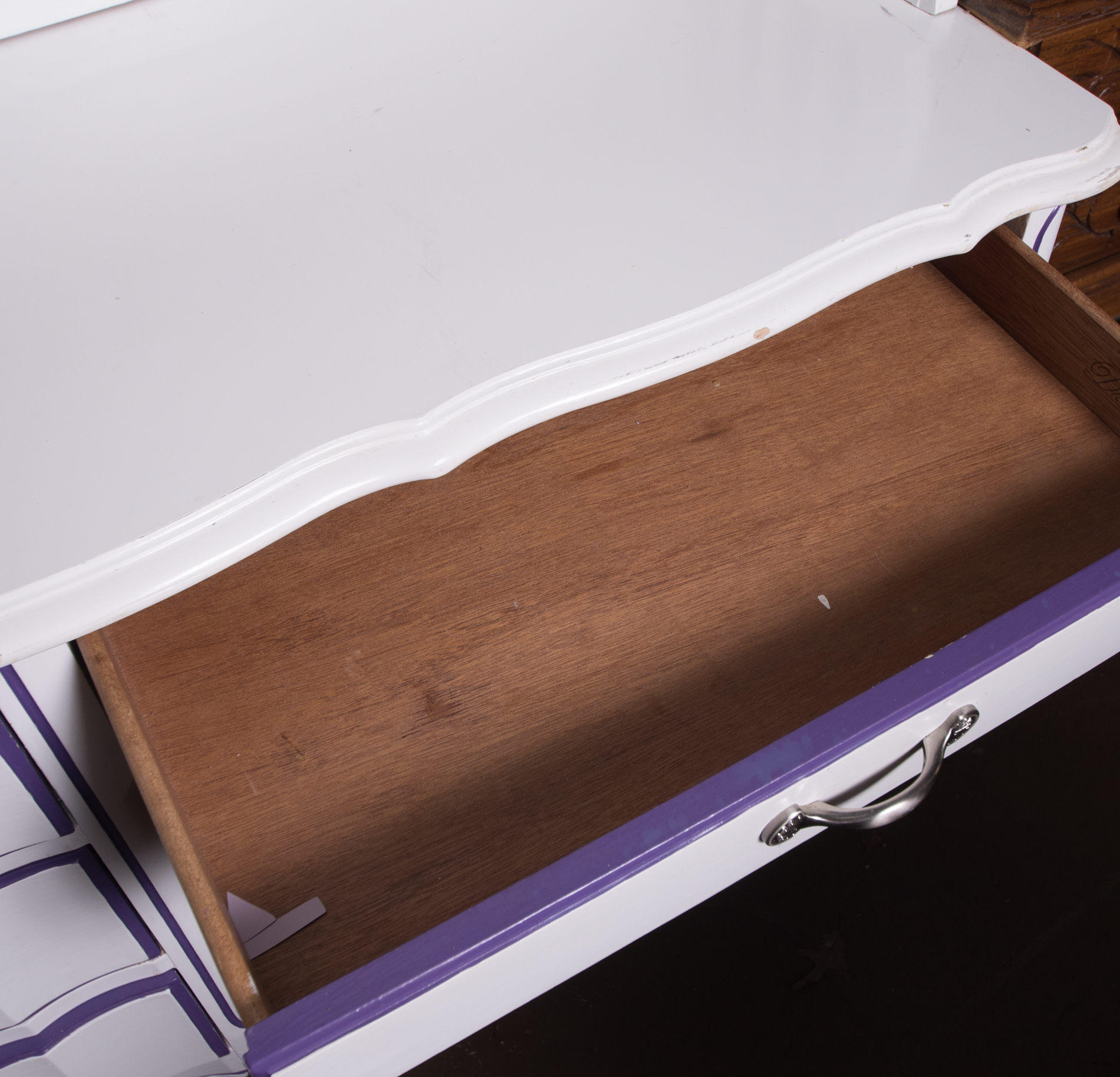 Dixie Furniture French Provincial Style Refinished Desk