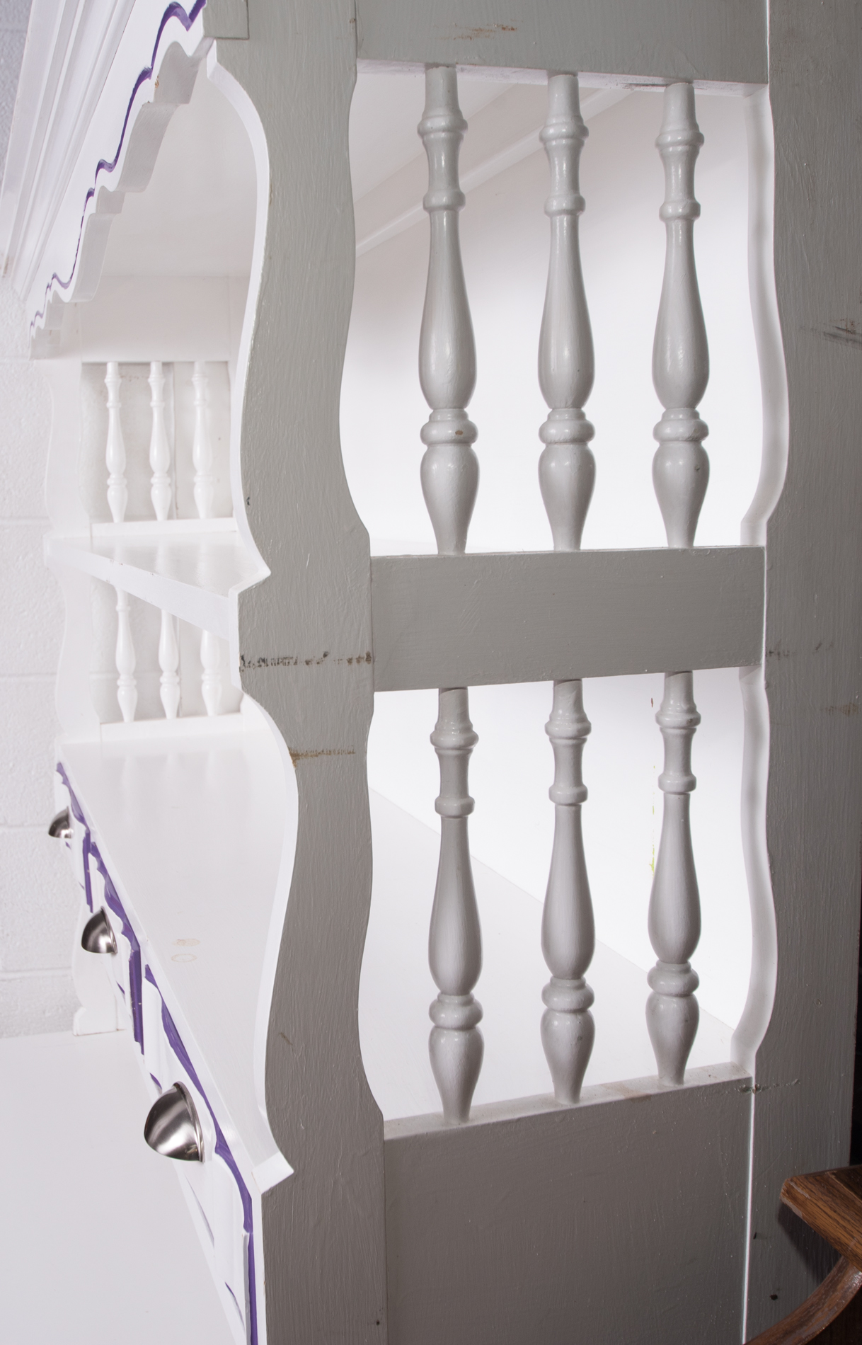 Dixie Furniture French Provincial Style Refinished Desk