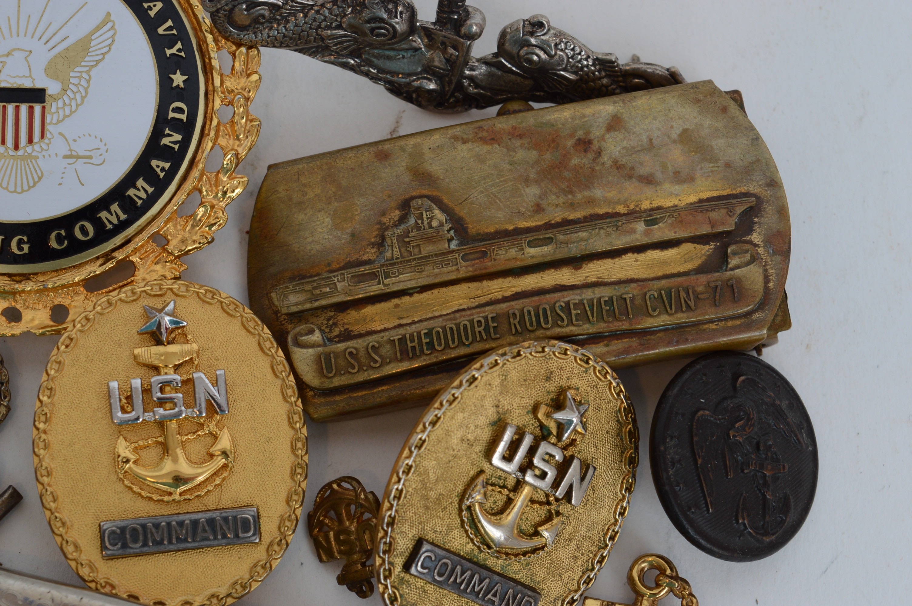 Collection of United States Navy Uniform Items