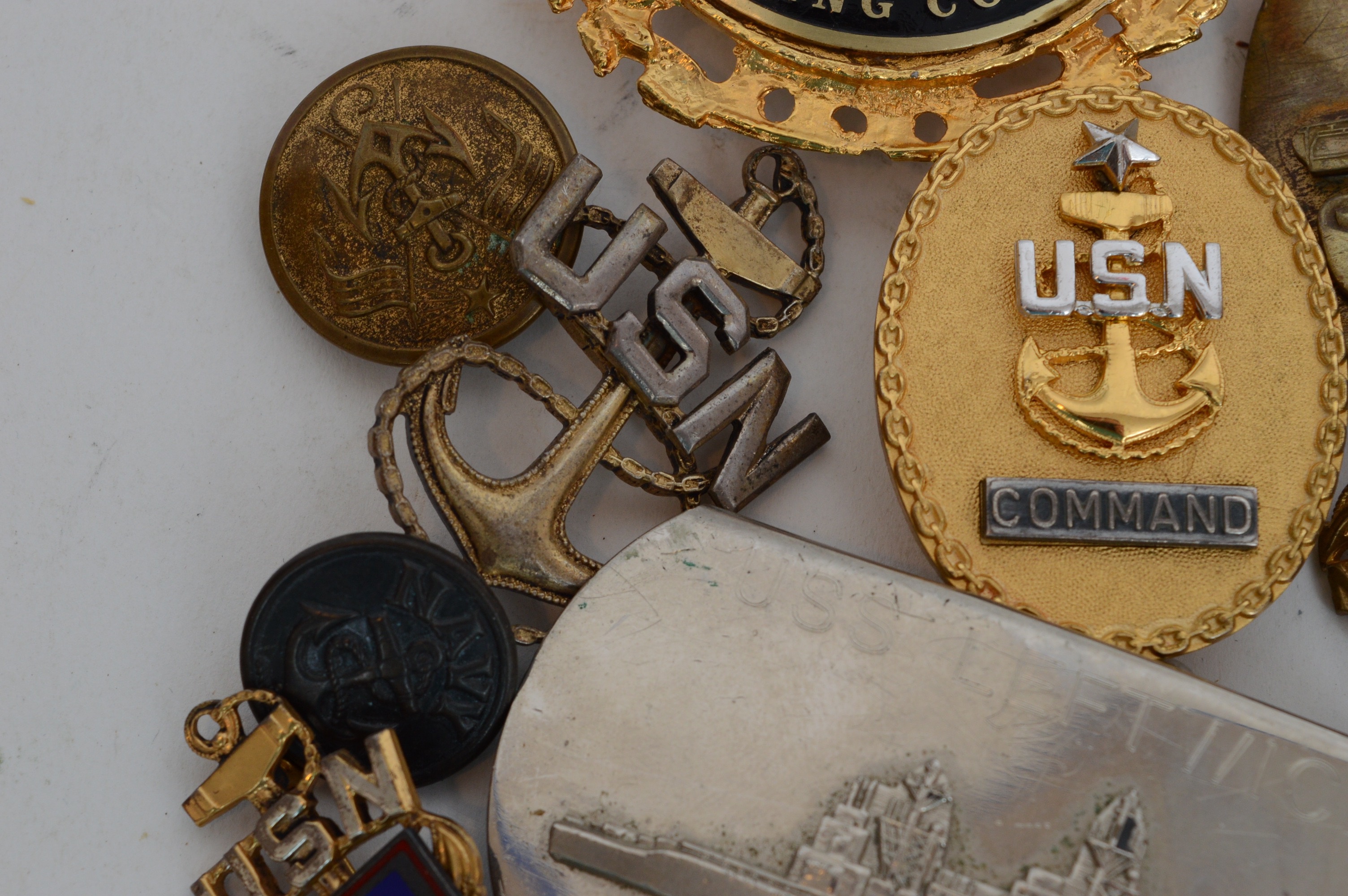 Collection of United States Navy Uniform Items